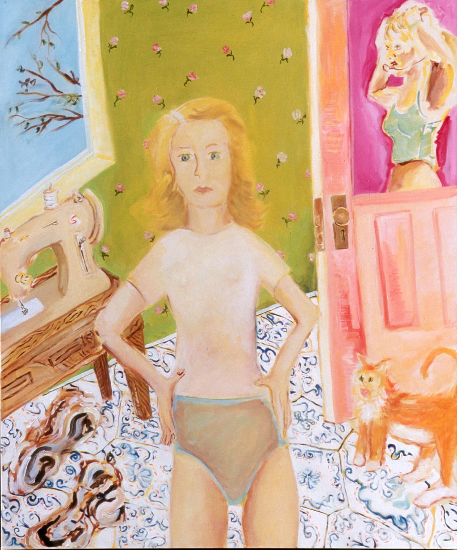 Baby One More Time, oil on canvas, 48” x 40”, 2001