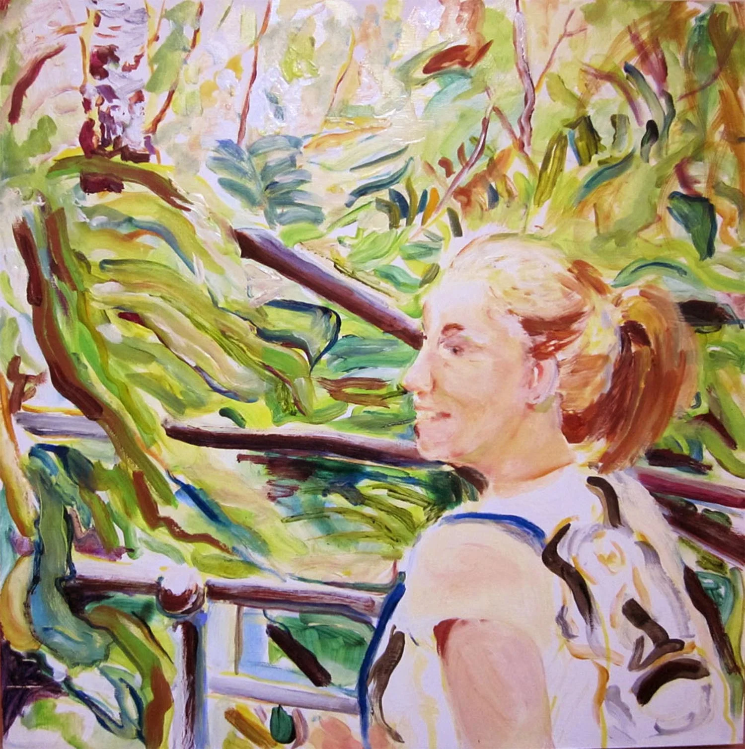 Julie in the Jungle	18” x 18”	oil on canvas	2009