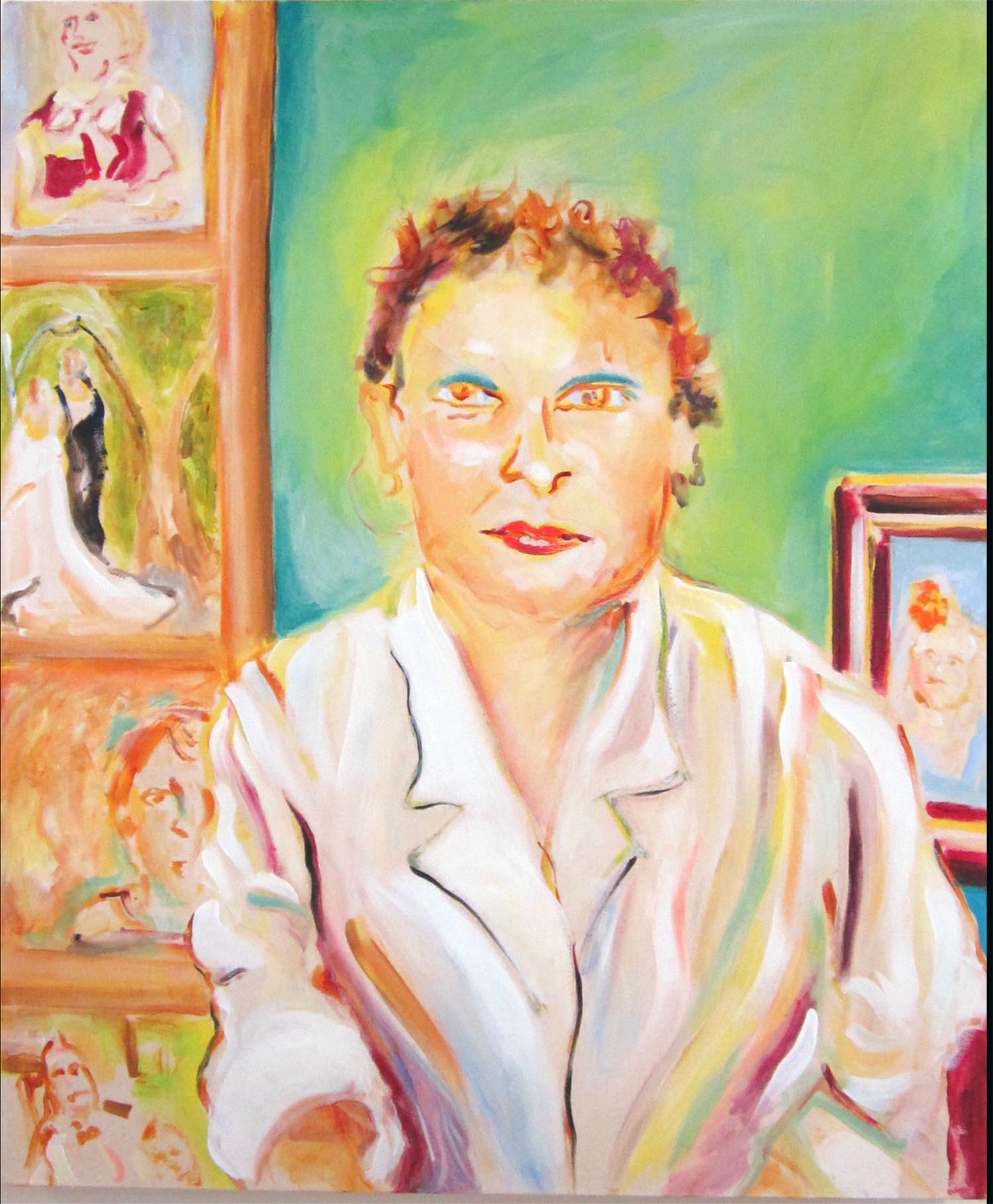 Portrait of Ana, acrylic on canvas, 48" x 40" 2014