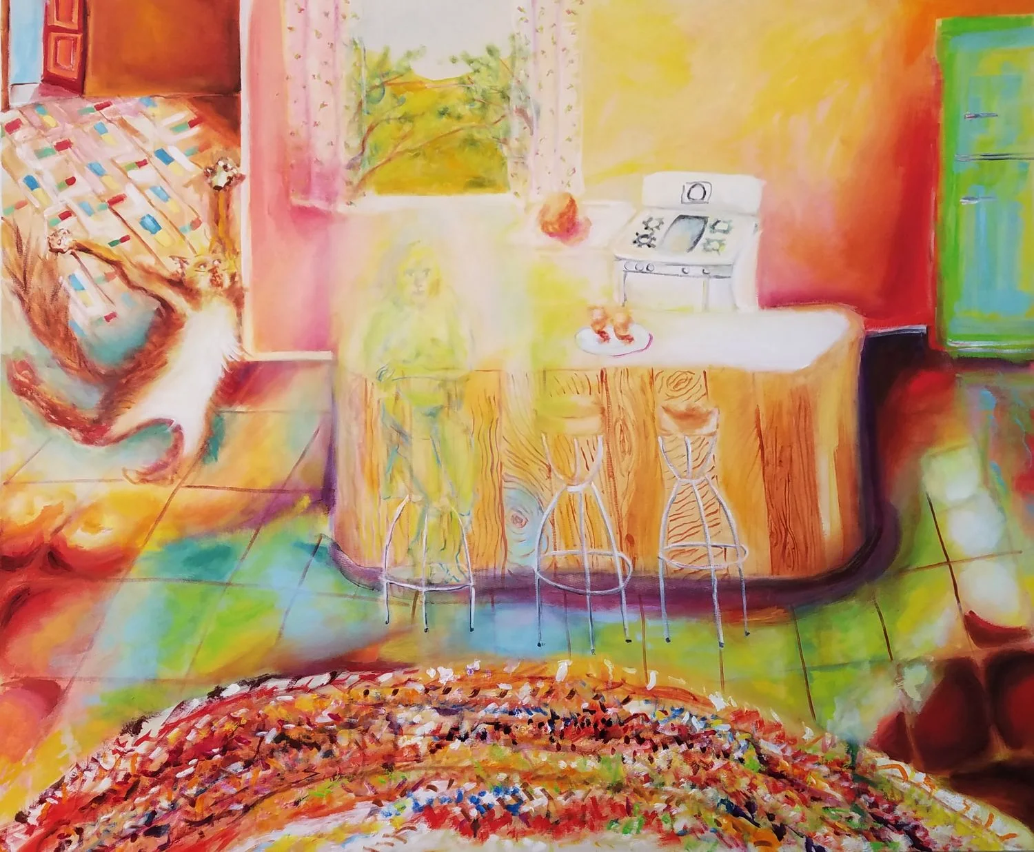 Unbidden, 40" x 48", oil on canvas 2019