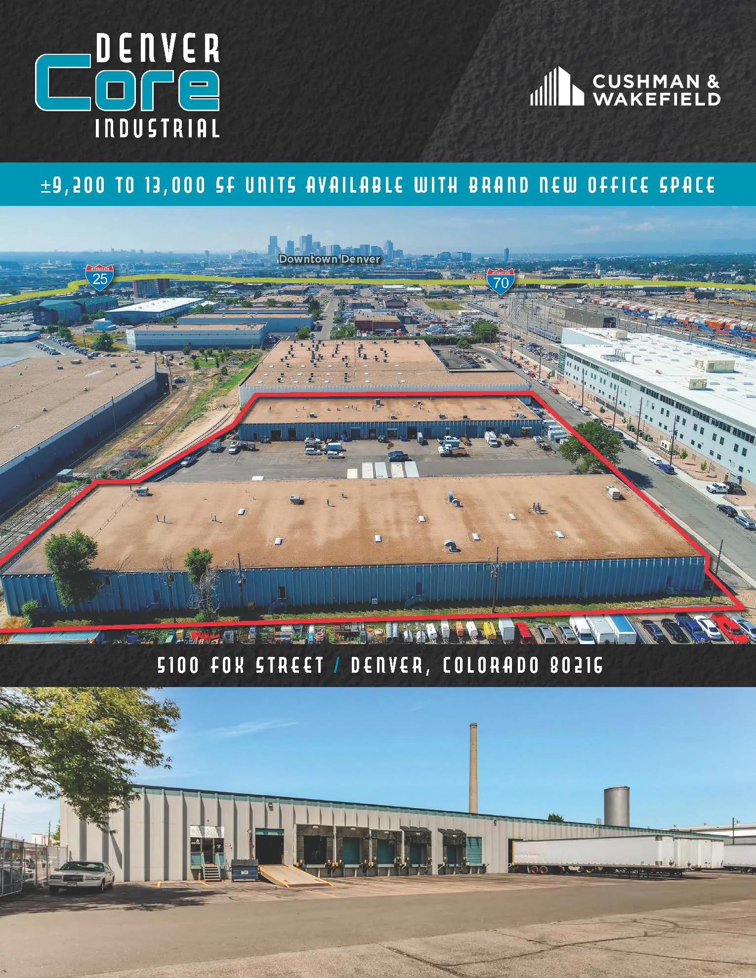 Property brochure with custom branding