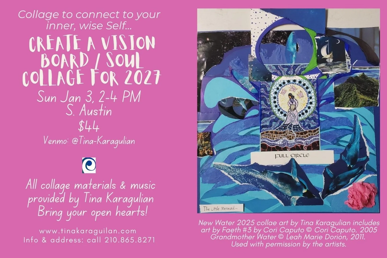 2027 In-Person Vision Board / Soul Collage Event