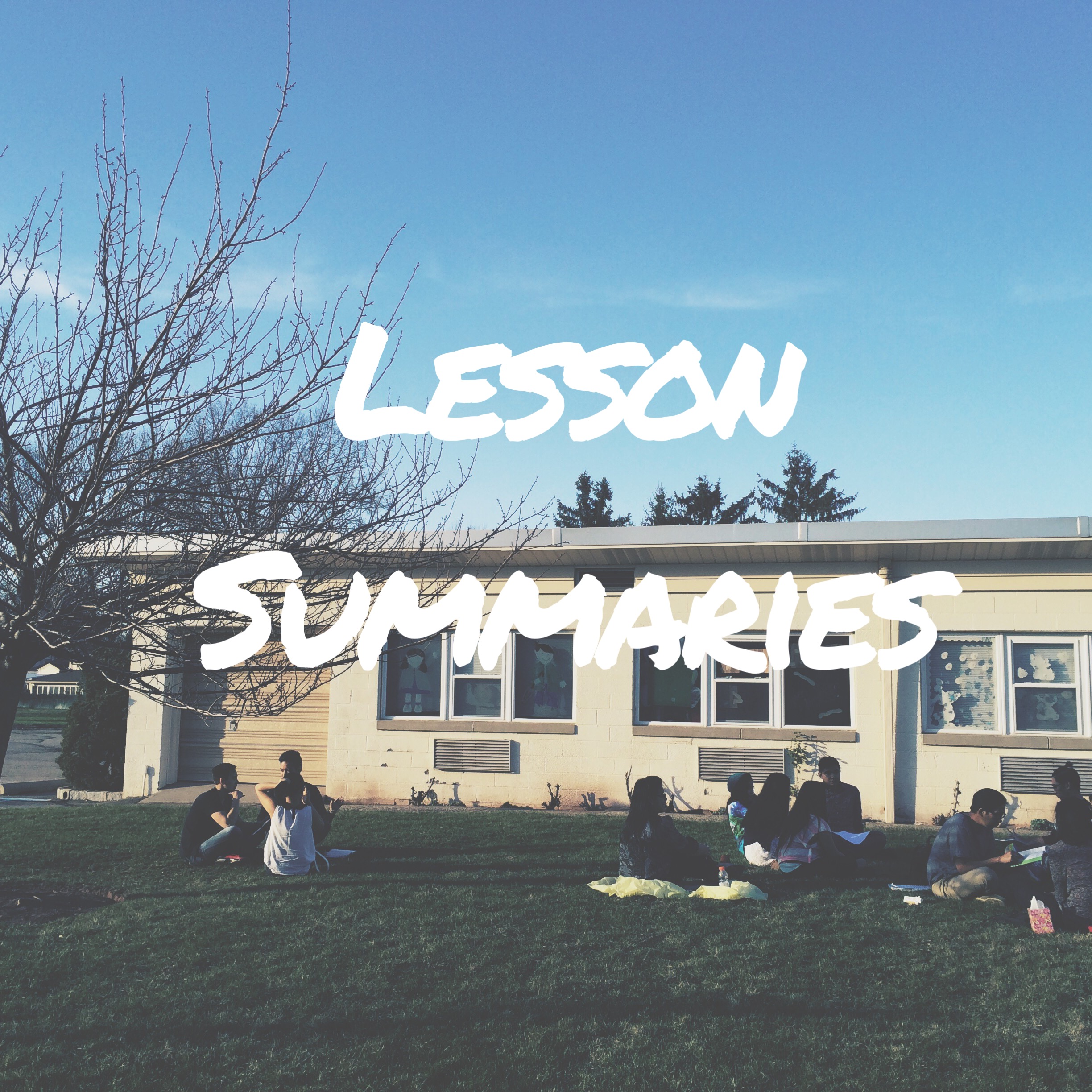 Lesson on God's Grace