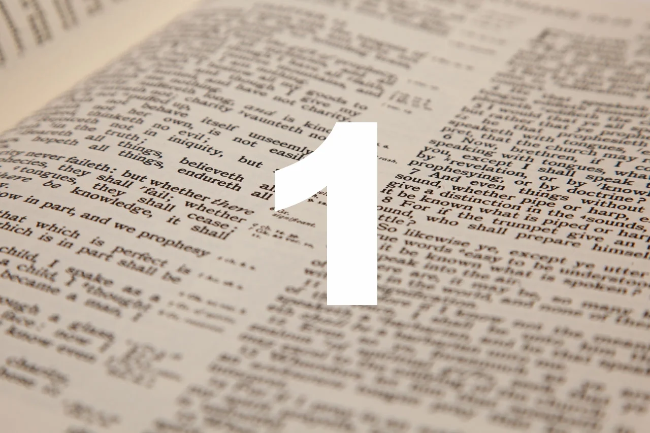 1. Doctrine of Scripture