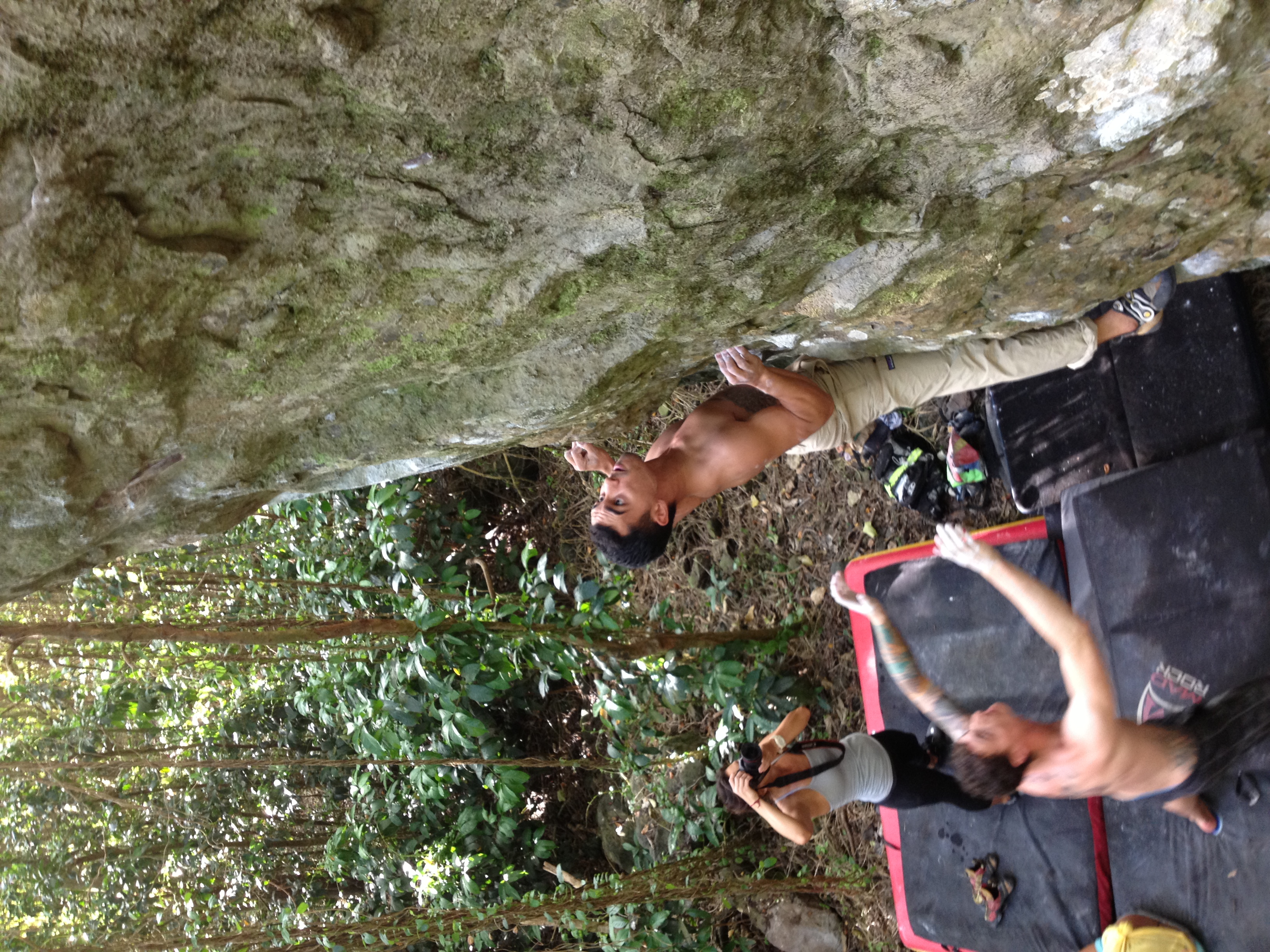 bouldering hawaii olomana paradise boulder nick