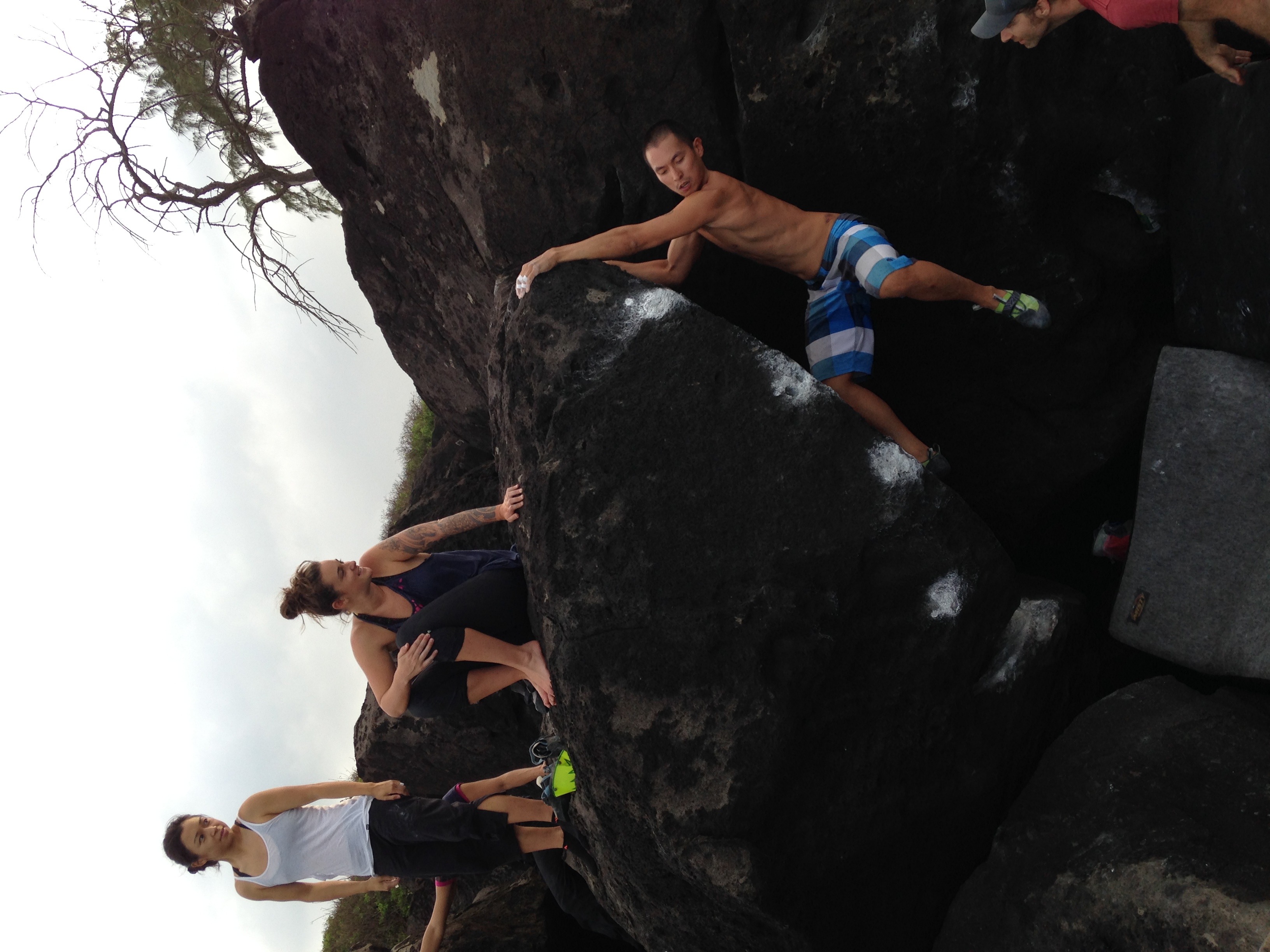 bouldering hawaii sacreds pacifico send