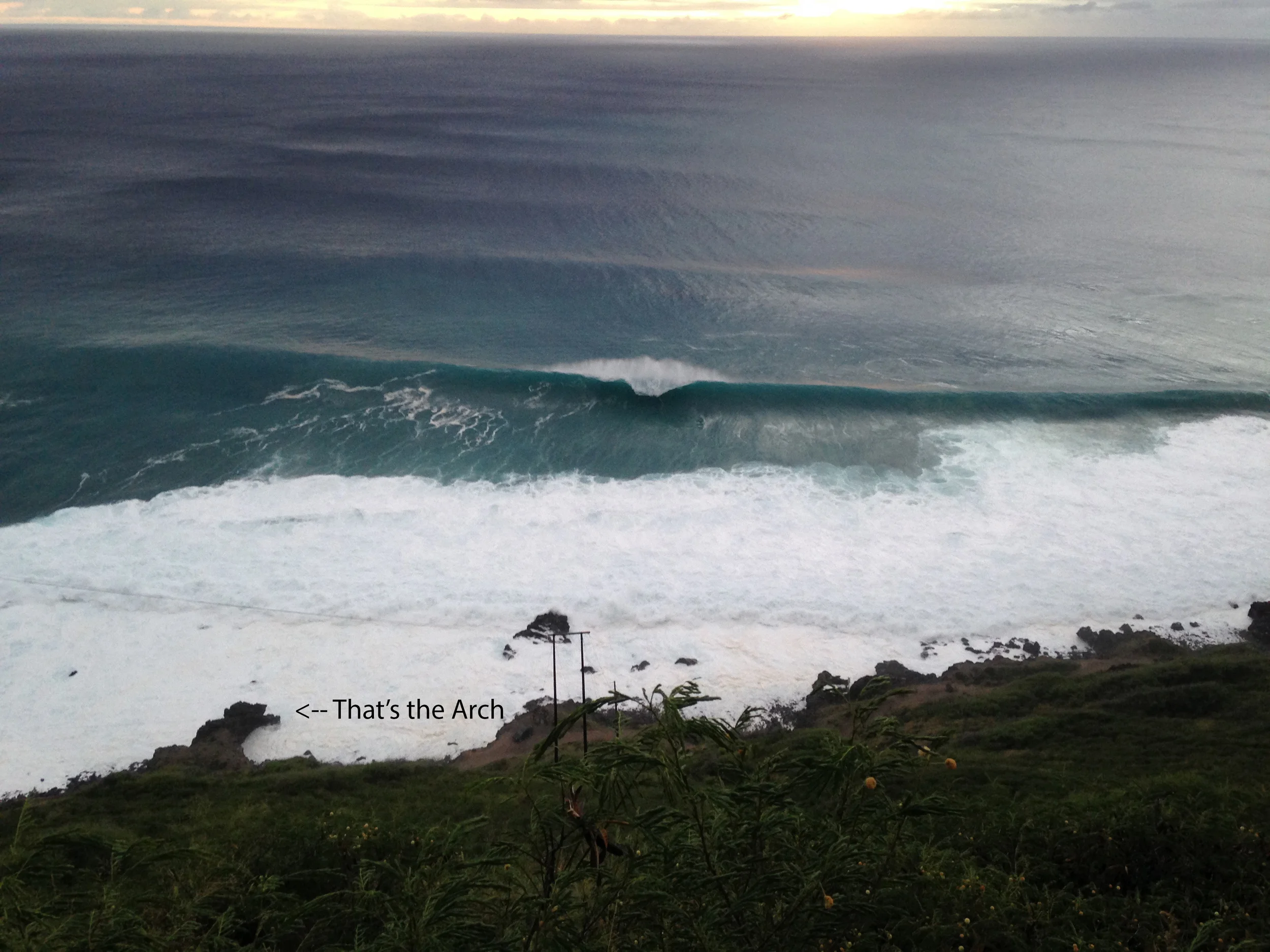 That's a 20 ft wave!
