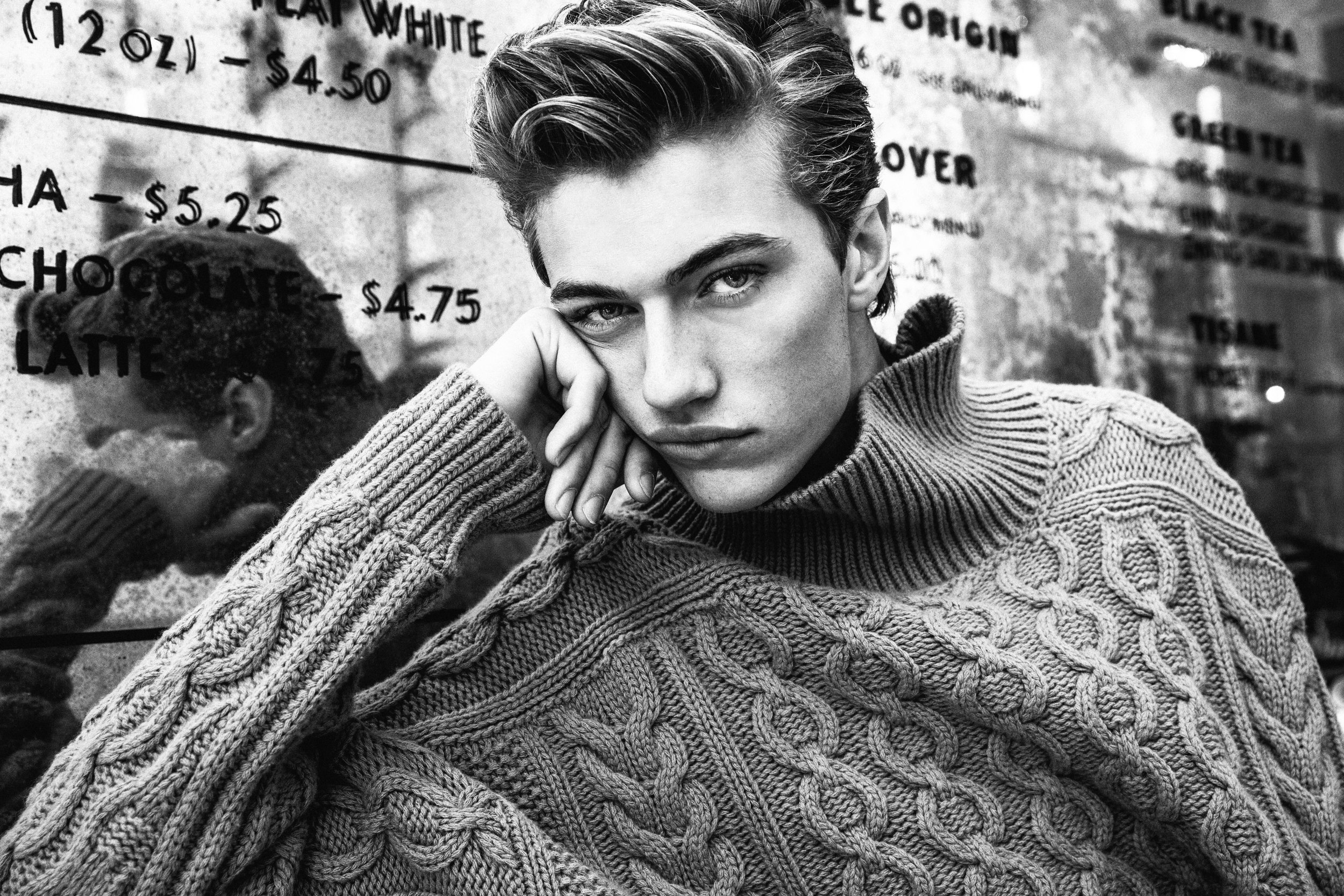  Lucky Blue Smith by Katie Levine for VMan 