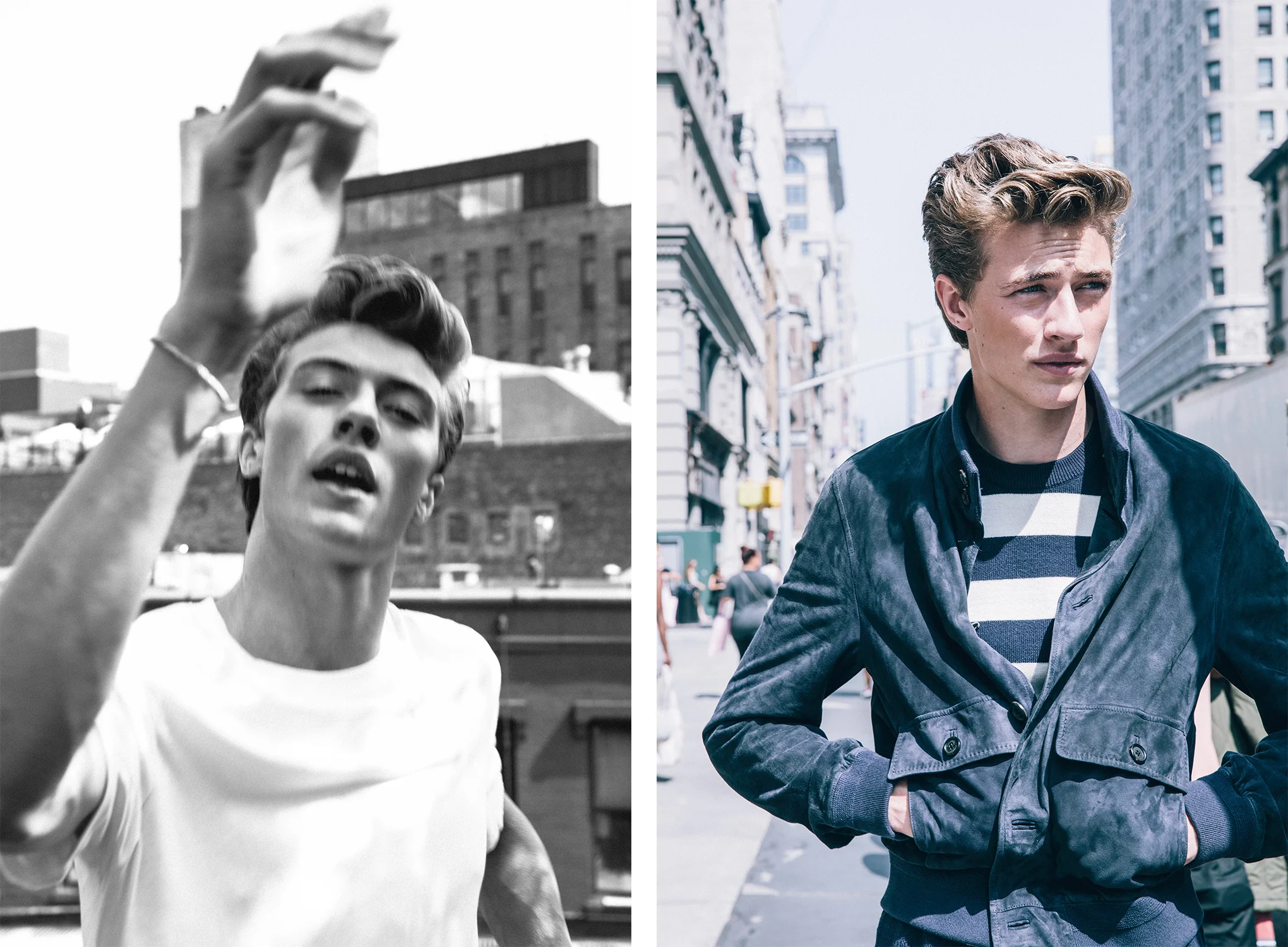 Lucky Blue Smith by Katie Levine for VMan