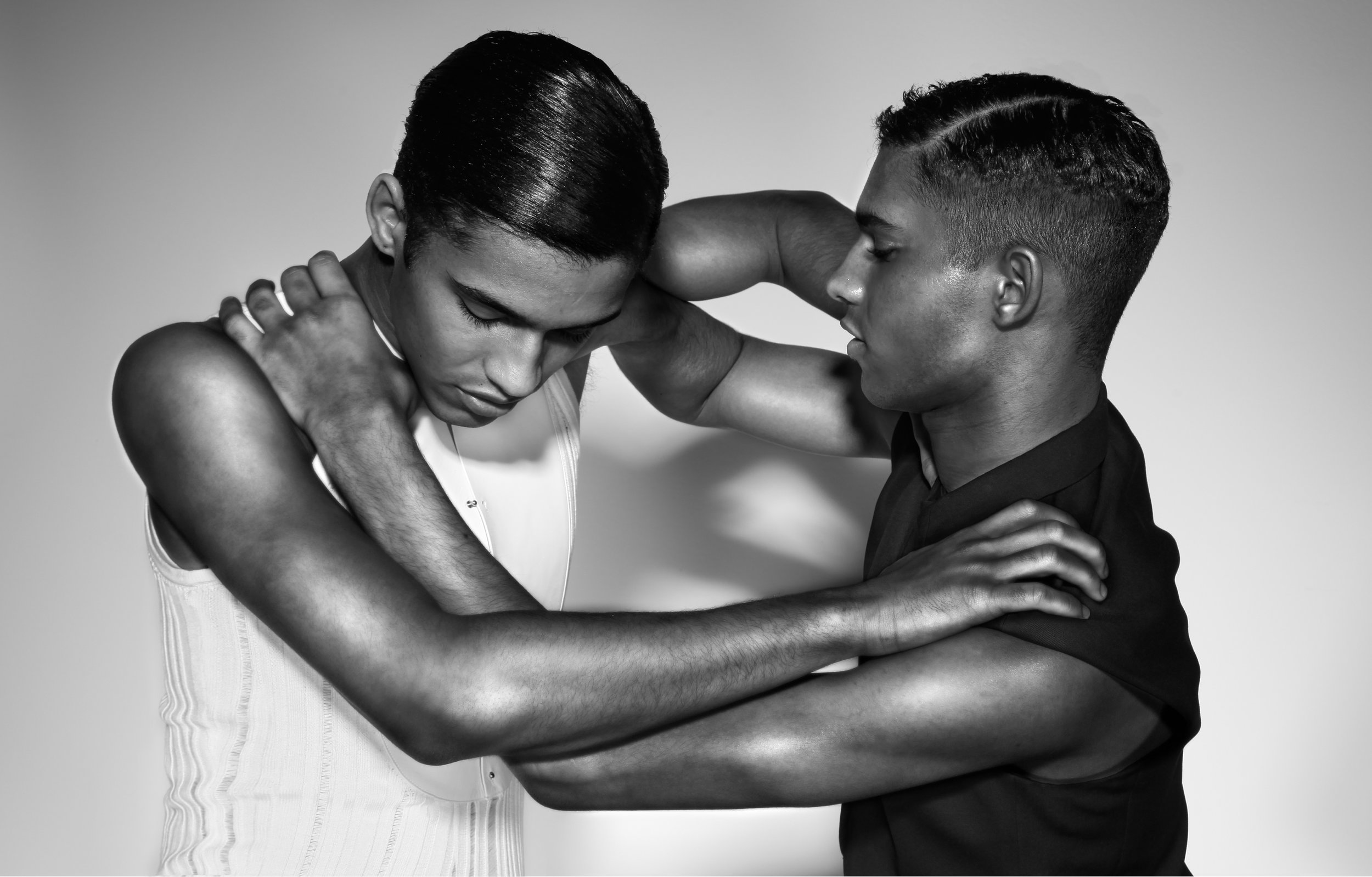   Hector and Jan Carlos Diaz by Anthony Goicolea for L’Officiel USA  