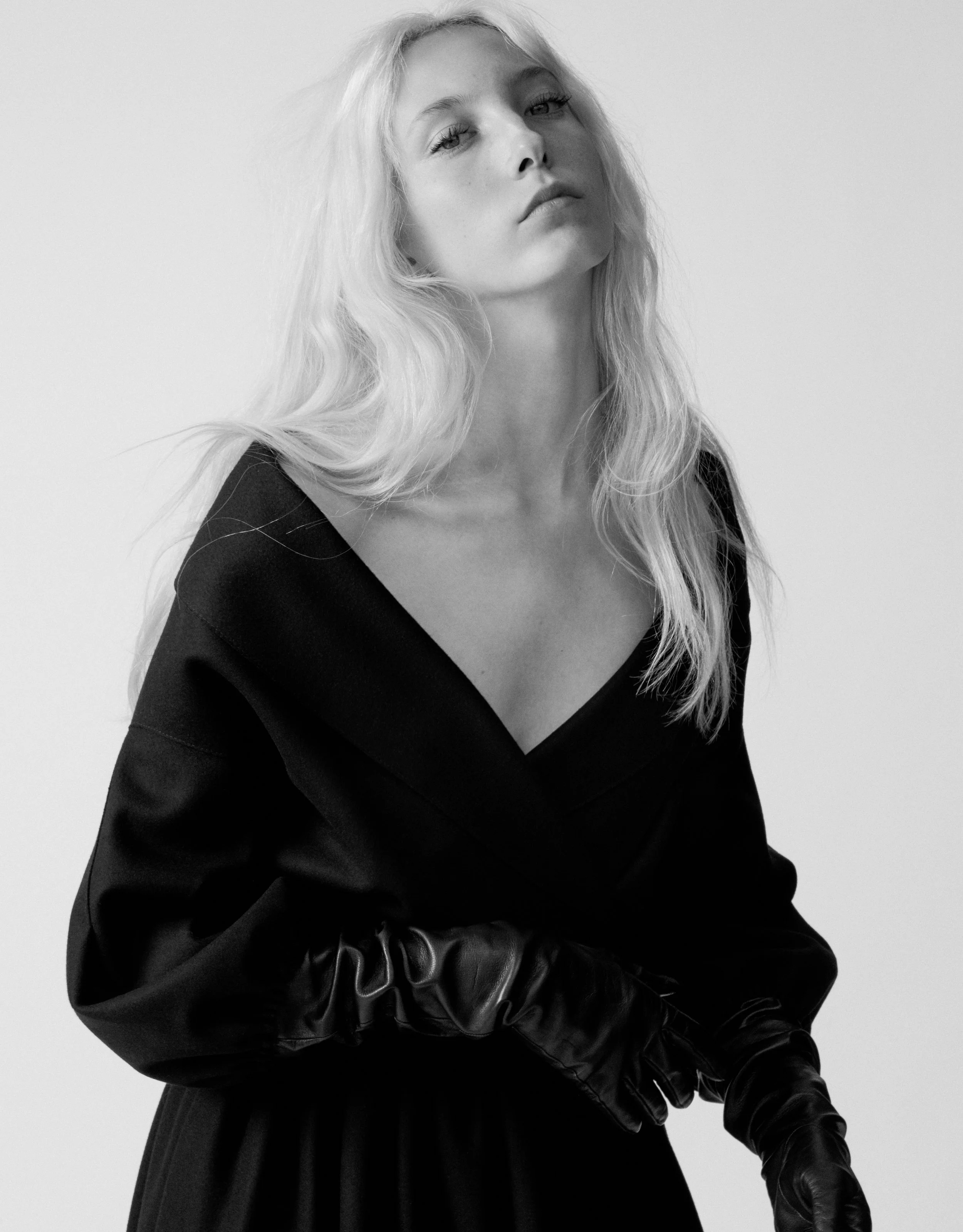 Sasha Komarova by Blair Getz Mezibov for L’Officiel USA
