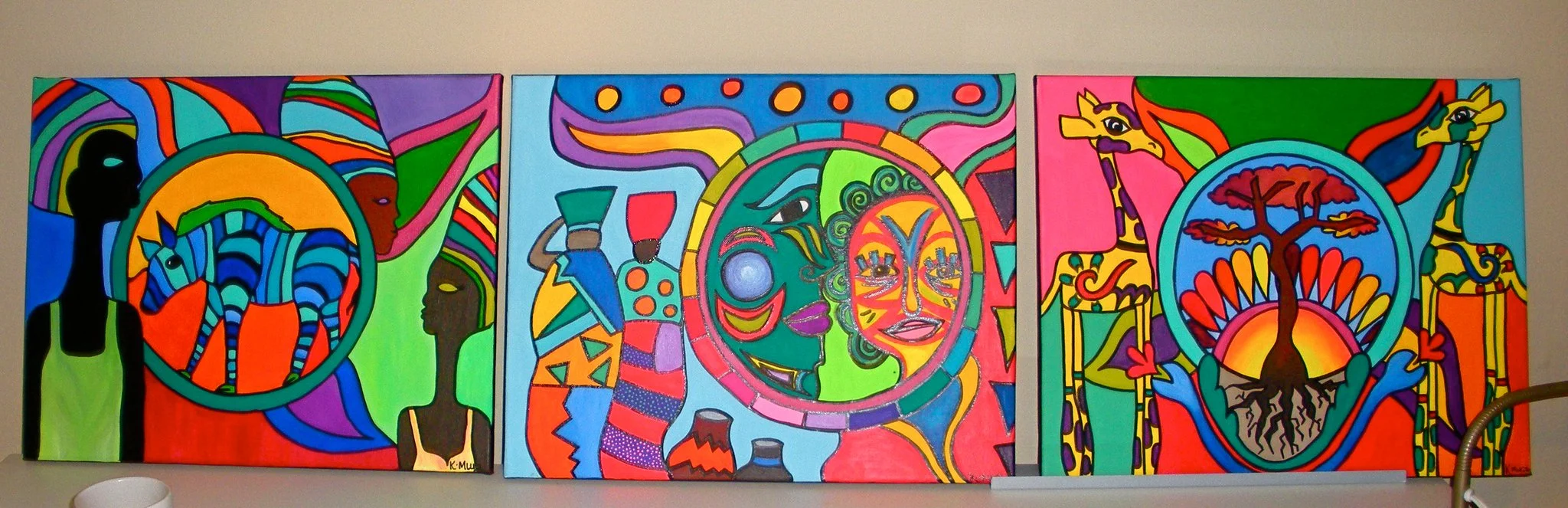 AFRICAN SERIES / acrylic on canvas / 16x20