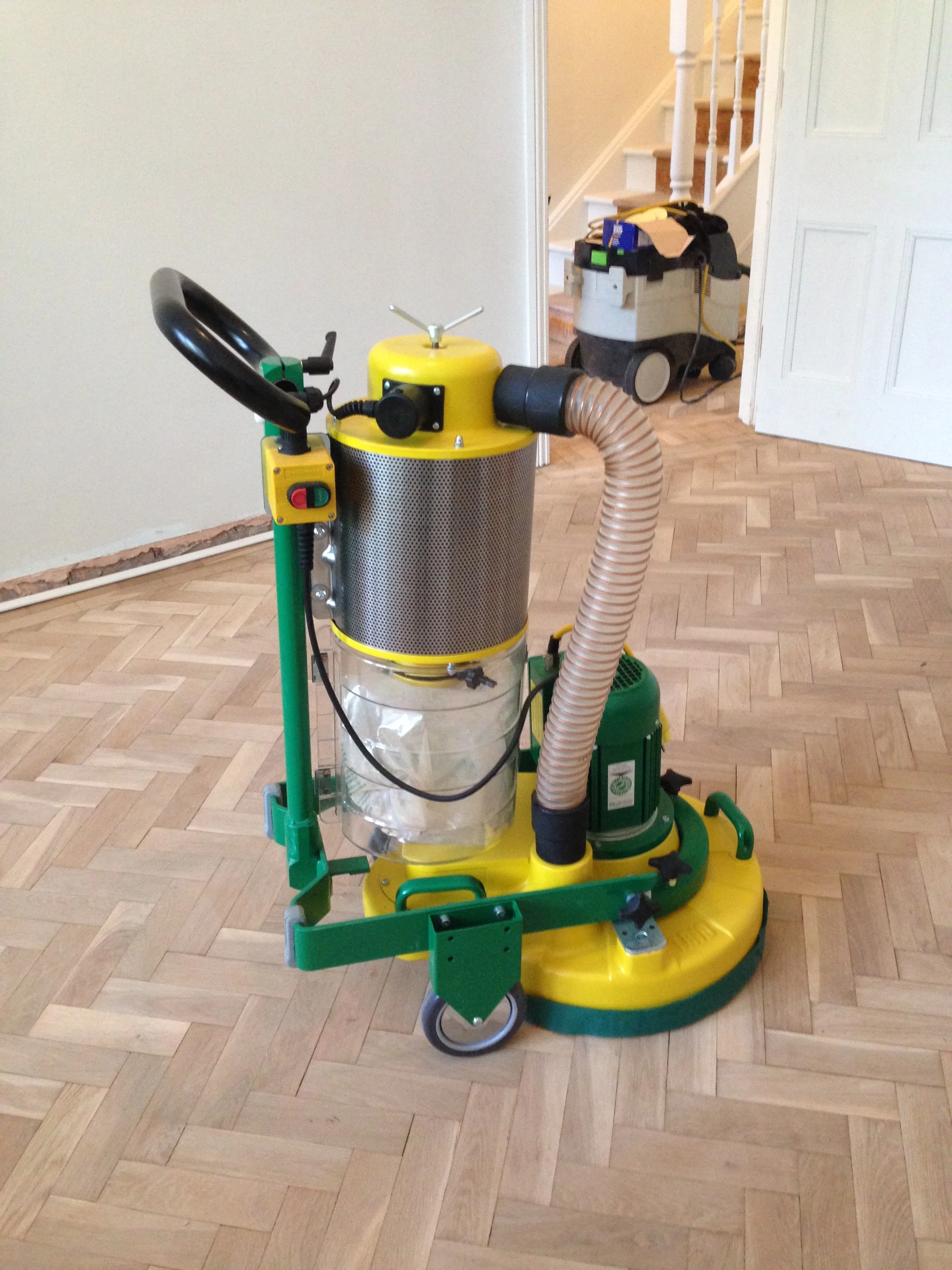 The Trio Sanding Process Hardwood Floor Refinishing
