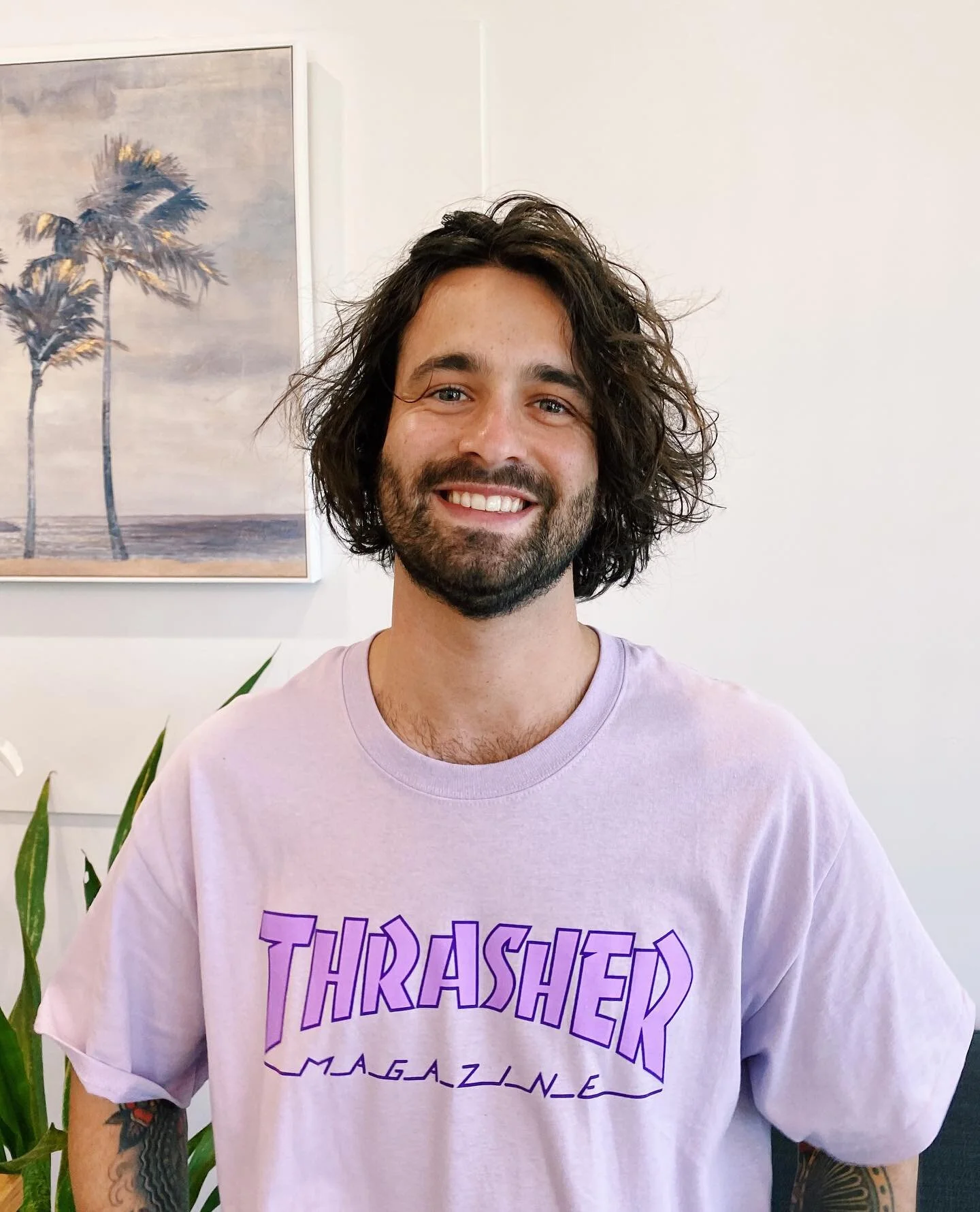 @joescriha_ #mens #shaggyhair #menscurls #ready styling with our fave textures @elevenaustralia #iwantbodytexturespray