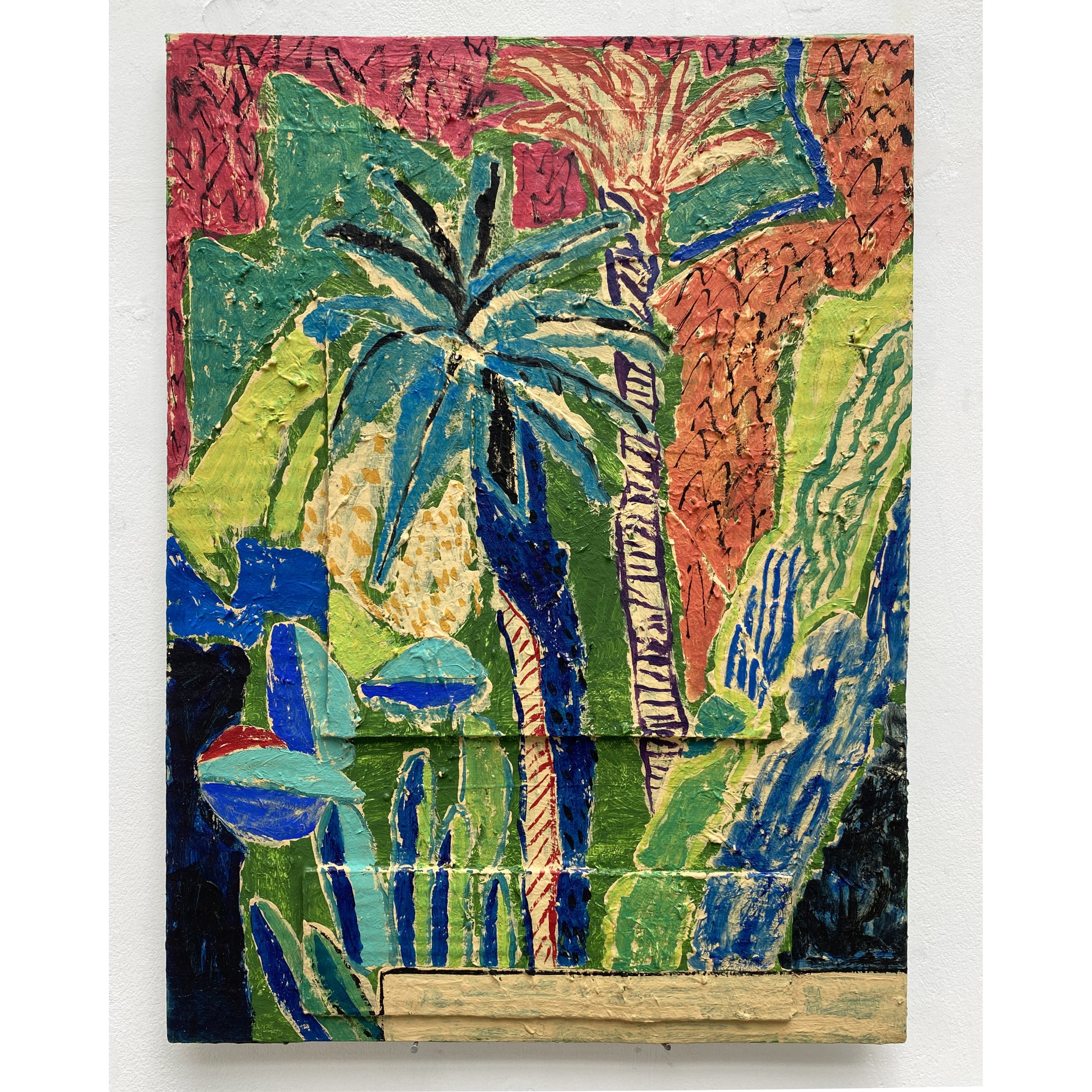 Palm Trees on Pea Green SQ.jpg