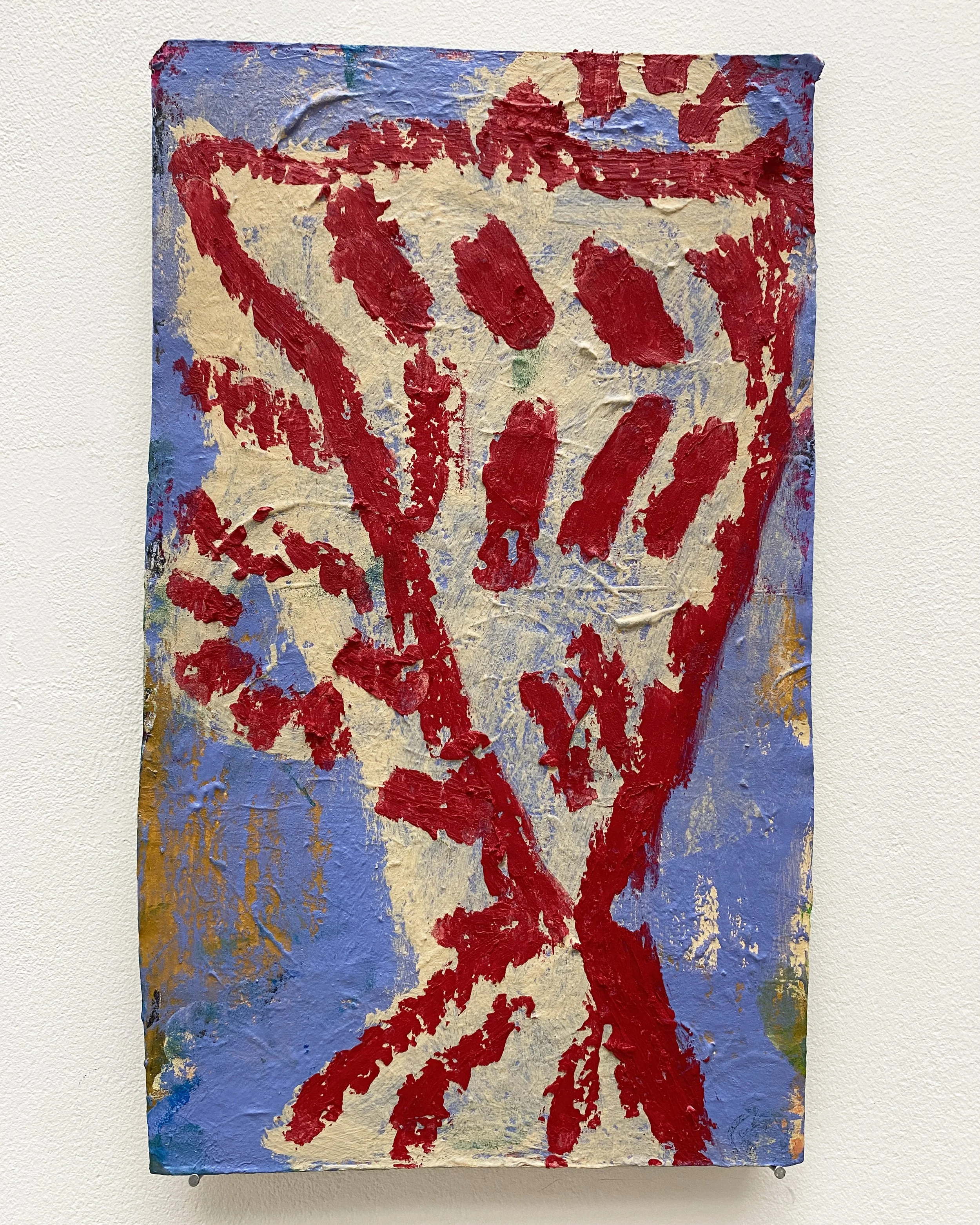 Red Pattern Vase on Blue.jpg