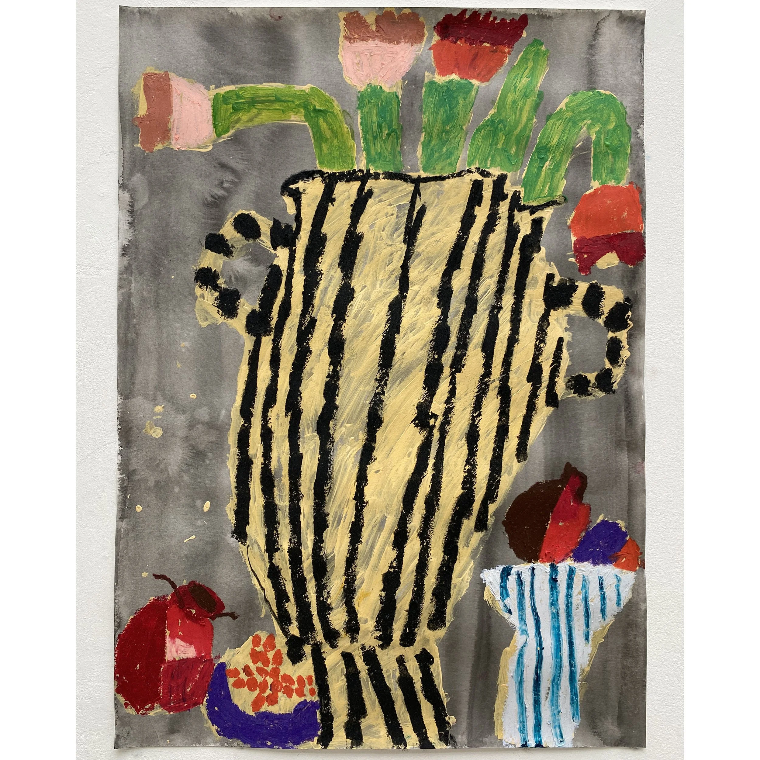 Tulips on Grey 1 sq.jpg