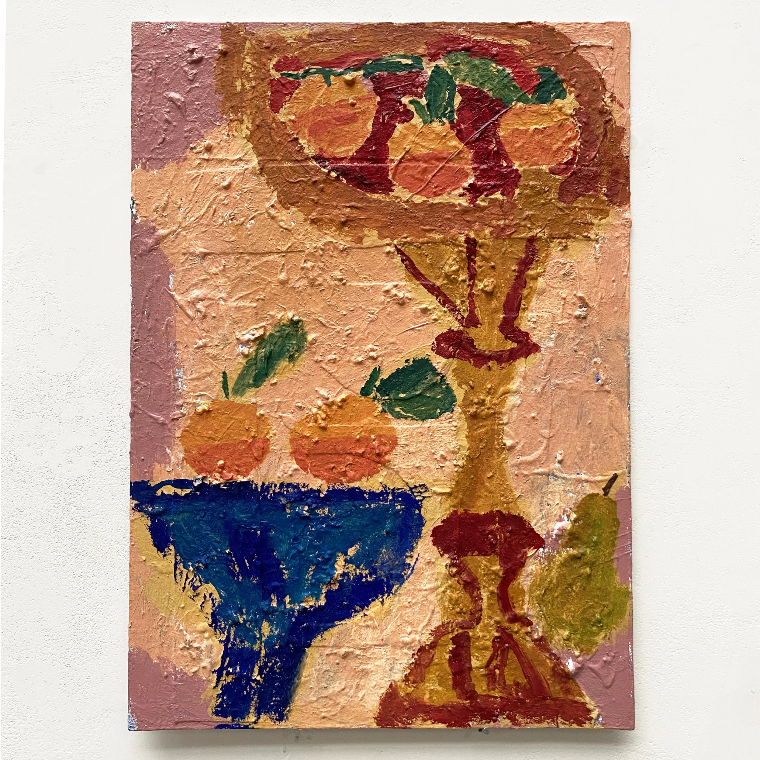 Two bowls with Tangerines on Peach Lg Sq.jpg