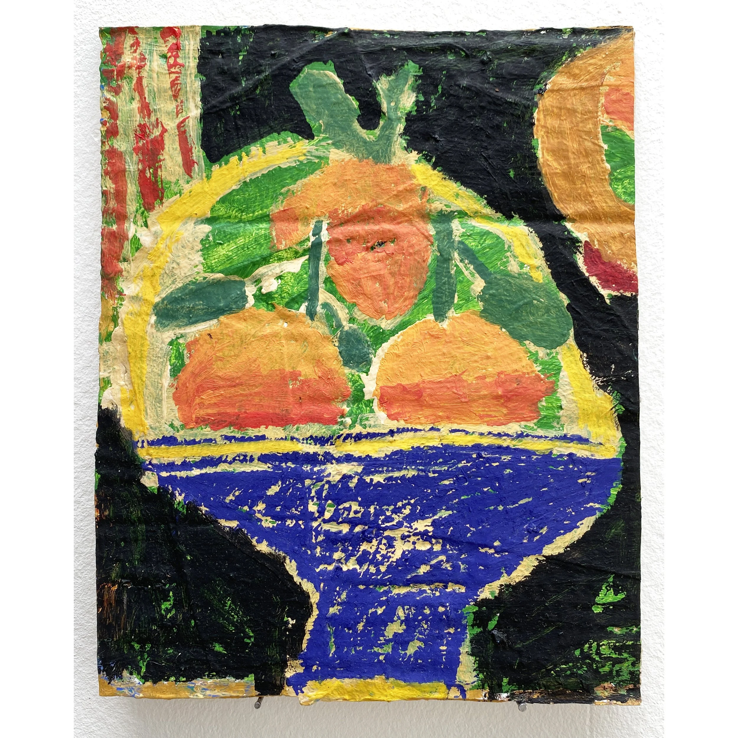 Tangerines in Blue Bowl on black Sq.jpg