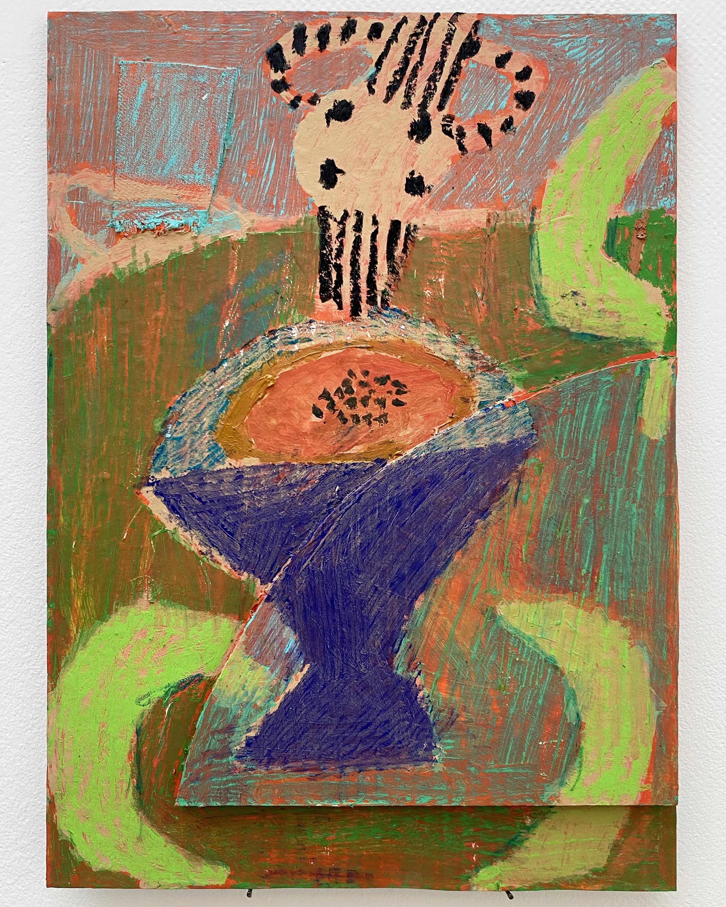 Papaya with Pot and Jumping Plantains 5x4.jpg