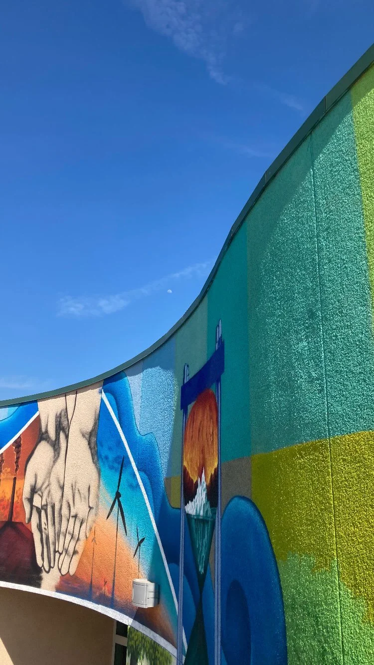 Mural progress 