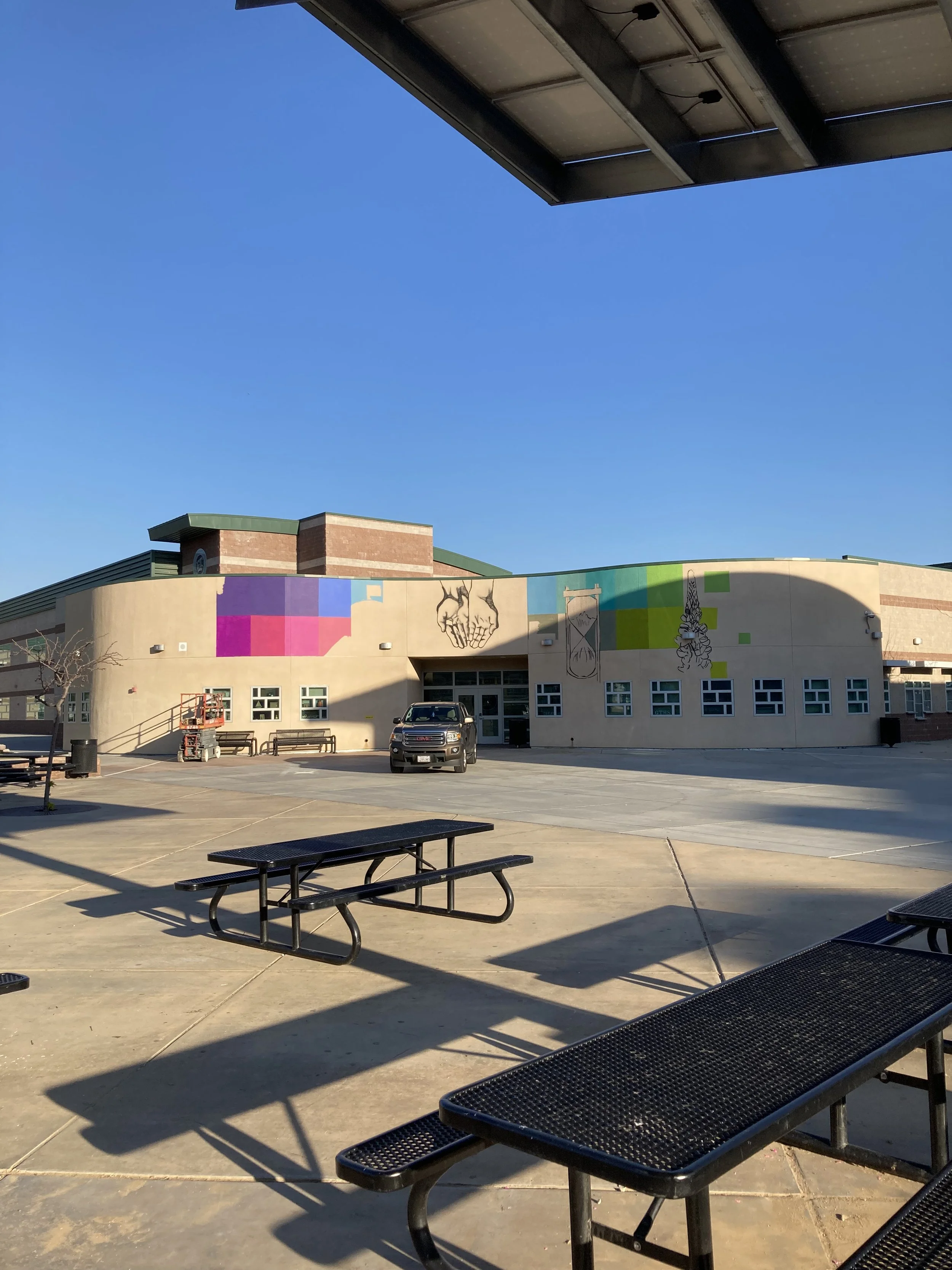 Mural progress