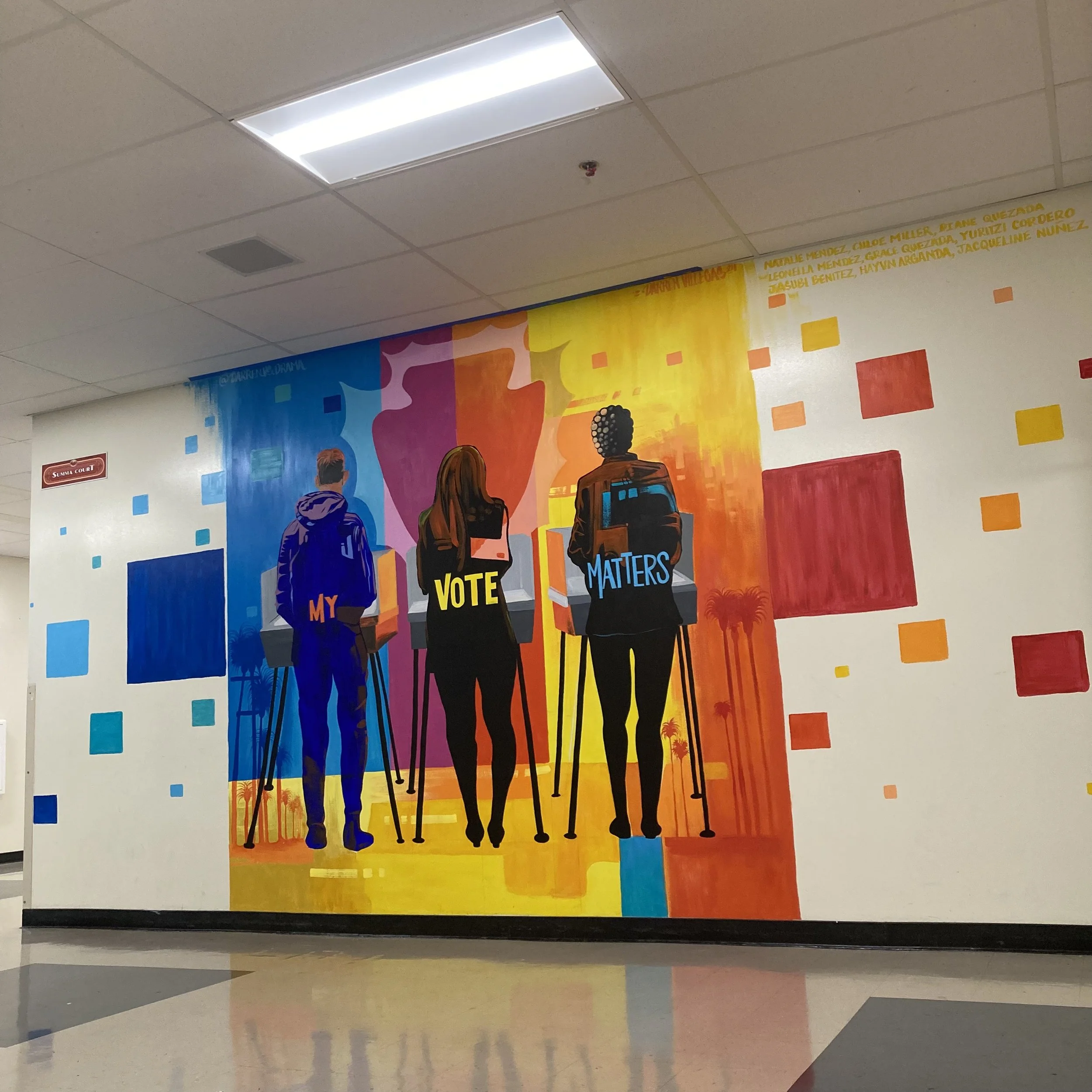 Finished mural