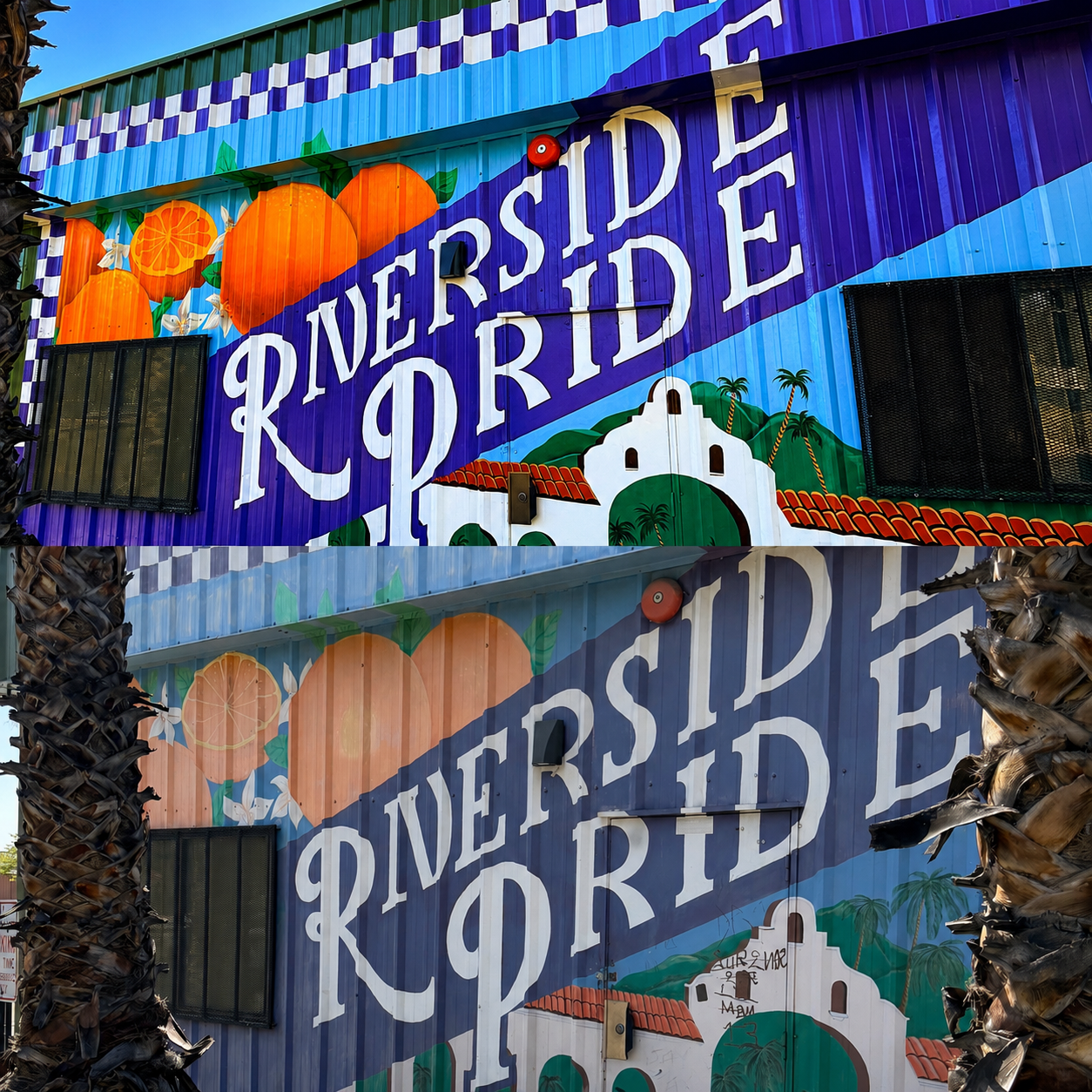 Riverside Pride mural restoration