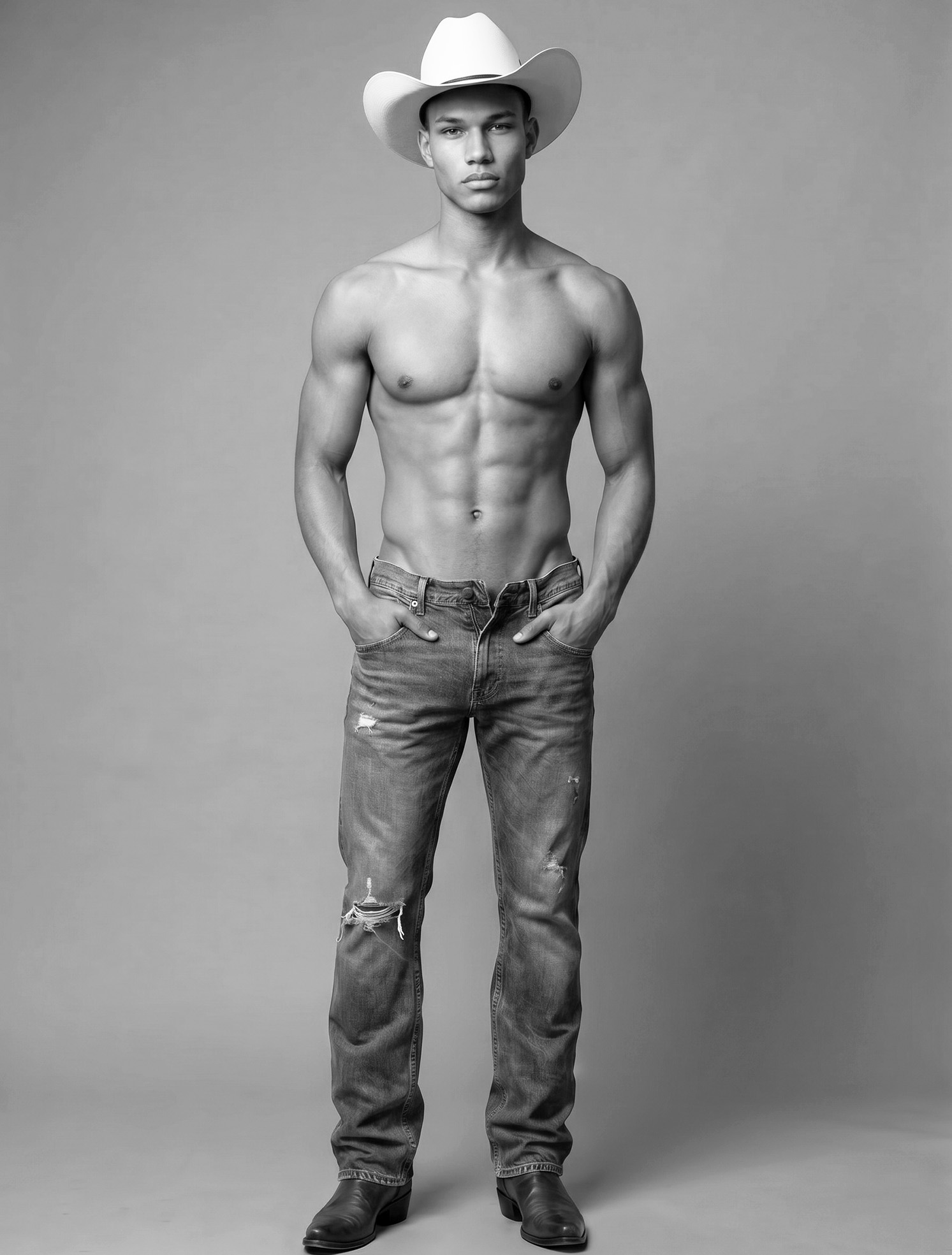 JEANS & COWBOIY HAT GIF .gif