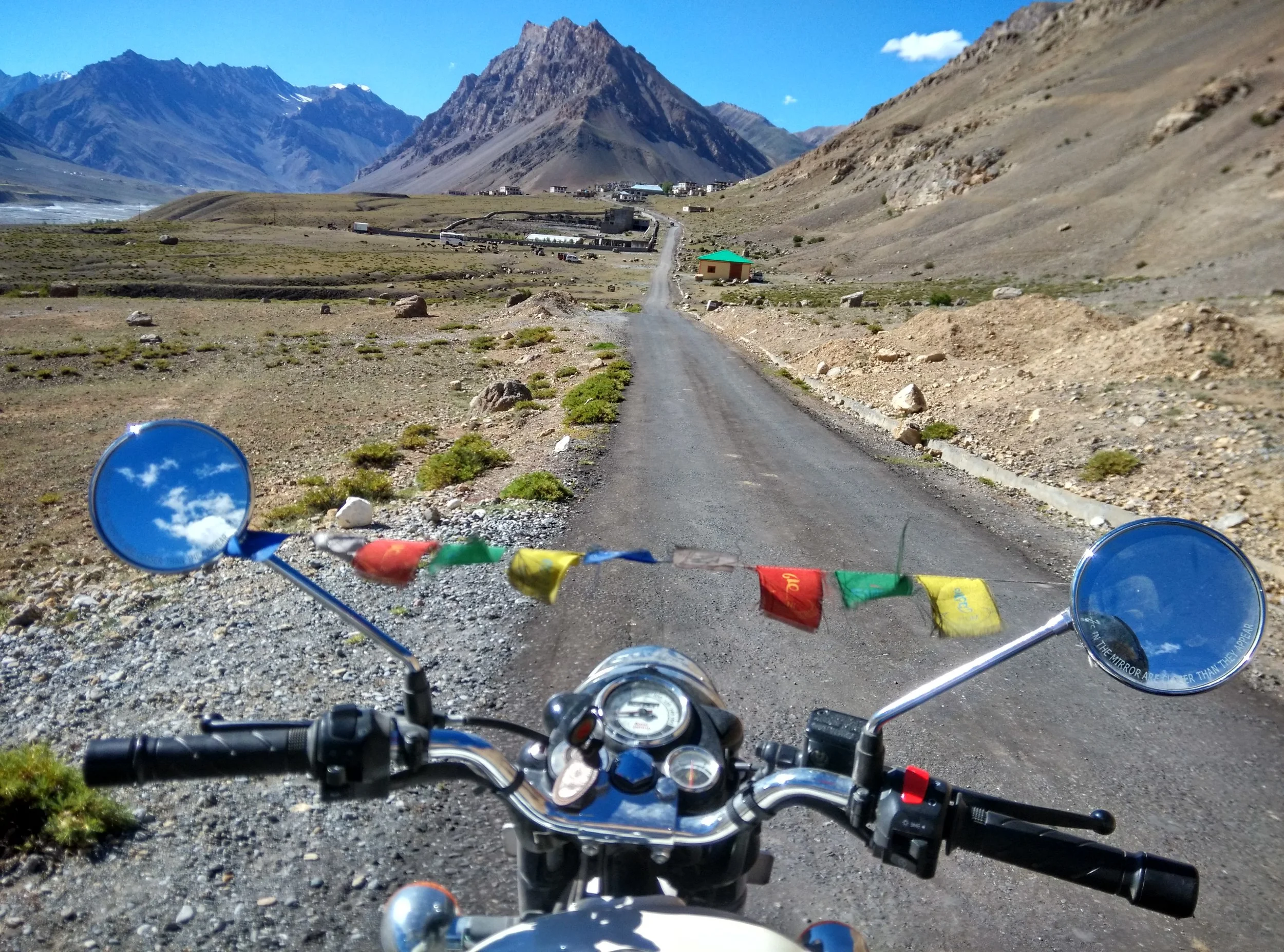 En route to Key Monastery