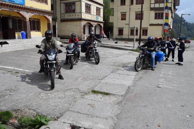 The policemen like our bikes