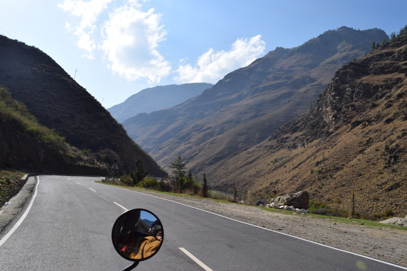 The roads were gorgeous