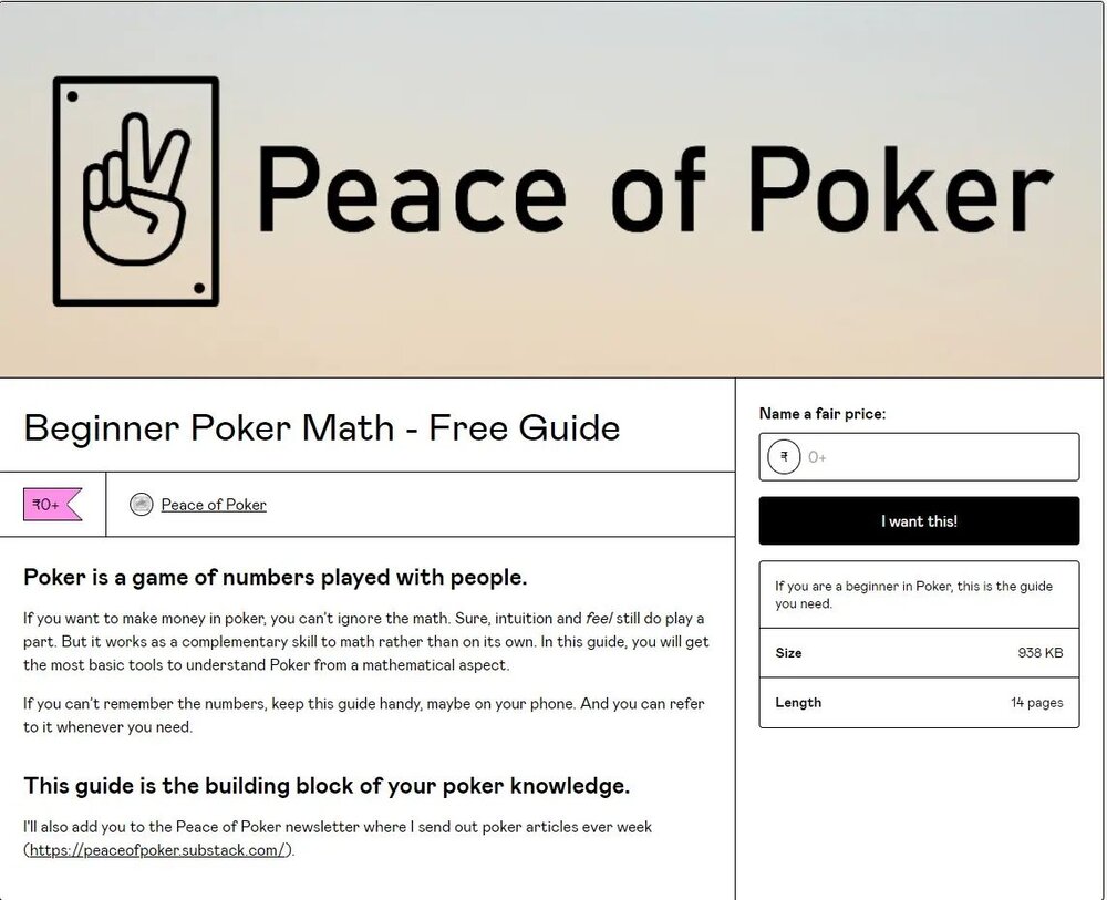 Made a thing. Beginner Poker Math - A Free Downloadable Guide. Link in bio.
.
.
.
.
.
.
.
.
#poker #pokernight #pokermemes #pokermindset #mindset #pokerlife #pokermind #elitemindset #mindsetiseverything #pokeronline #pokerplayer #pokergrind #pokerpro