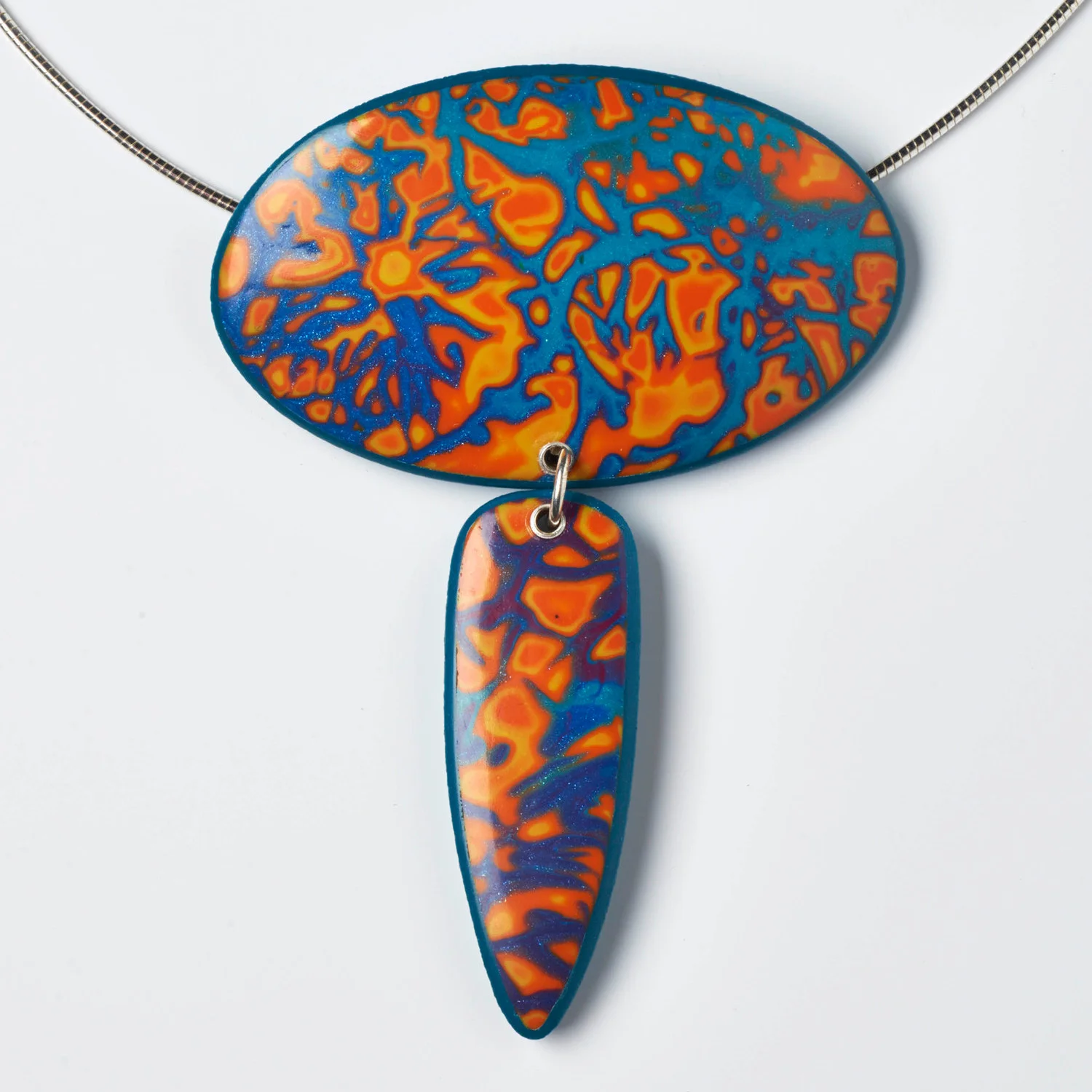 Melanie Muir Blue Fireworks Pendant.jpg