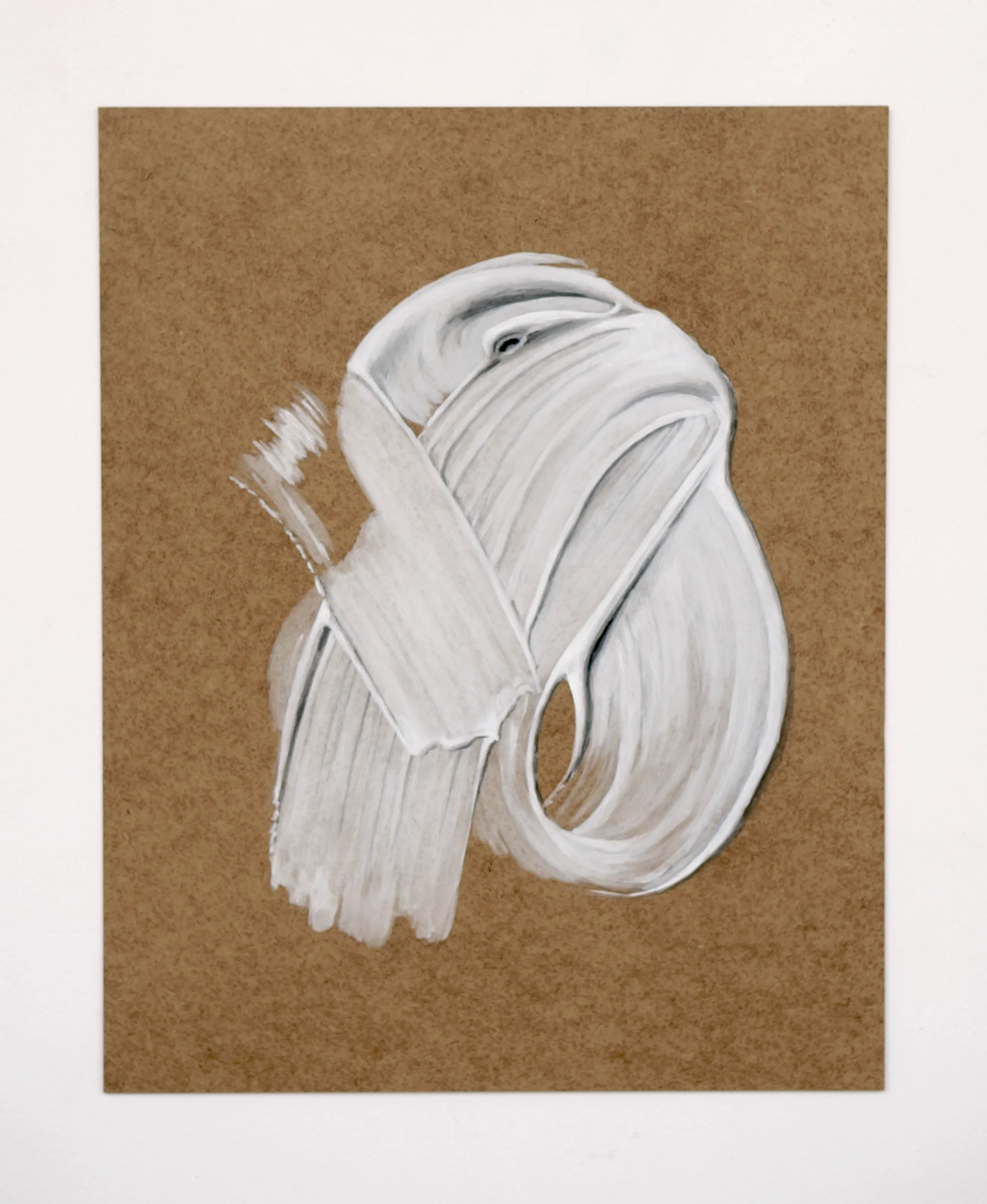 untitled (white paint), (2018)