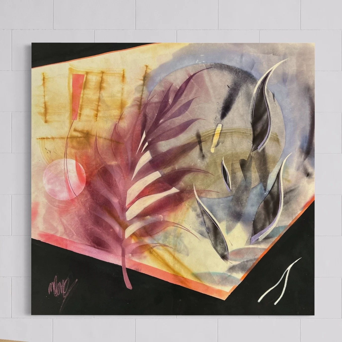 Catalyst 120 x 115 Pyrotechnics gunpowder smoke grenade and mixed media.JPG