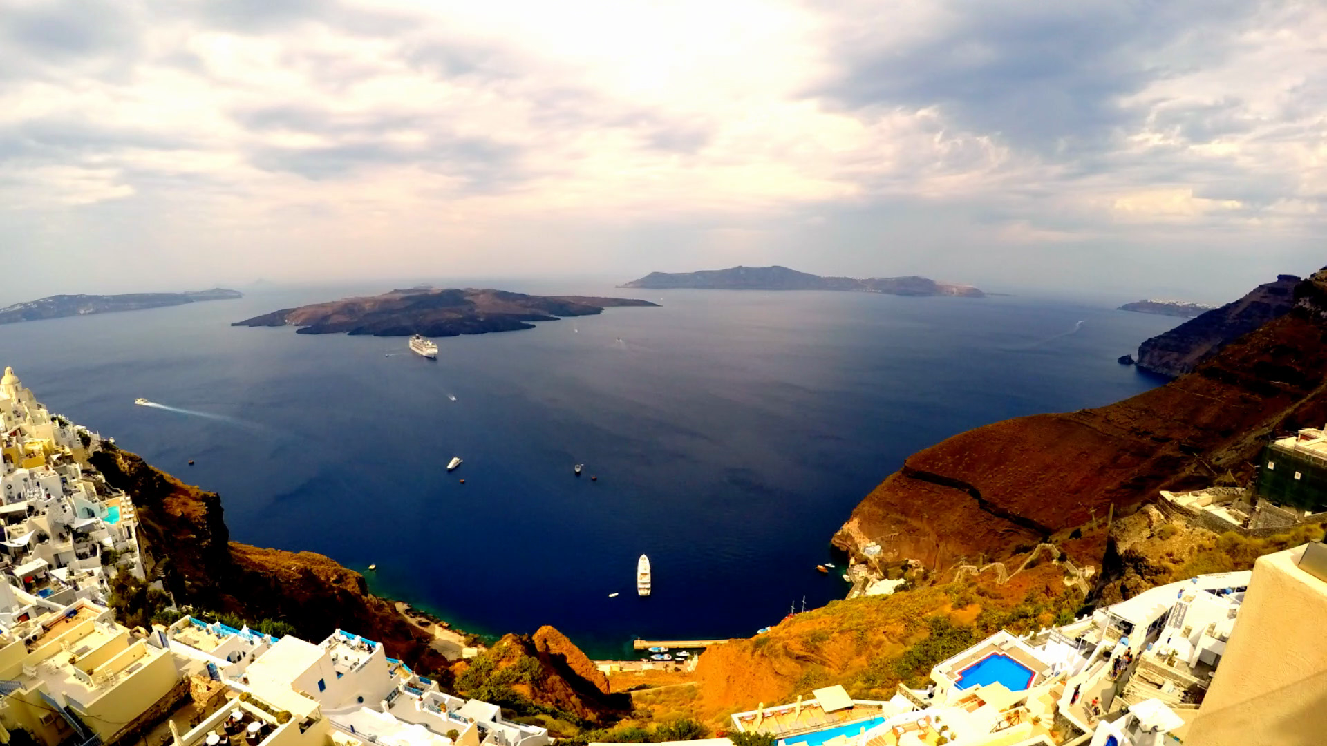 Wedding Videography Santorini - Santorini Venue View