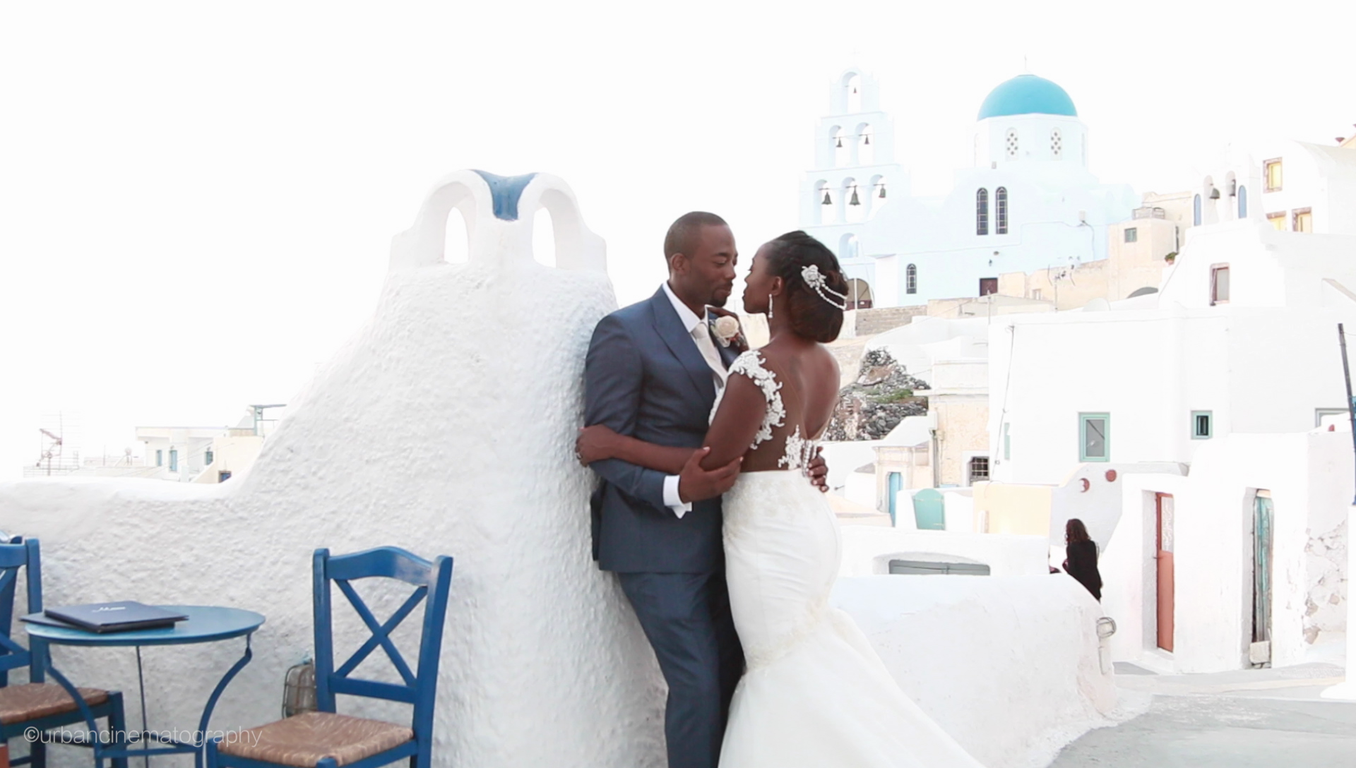 Nigerian Wedding Videography Santorini