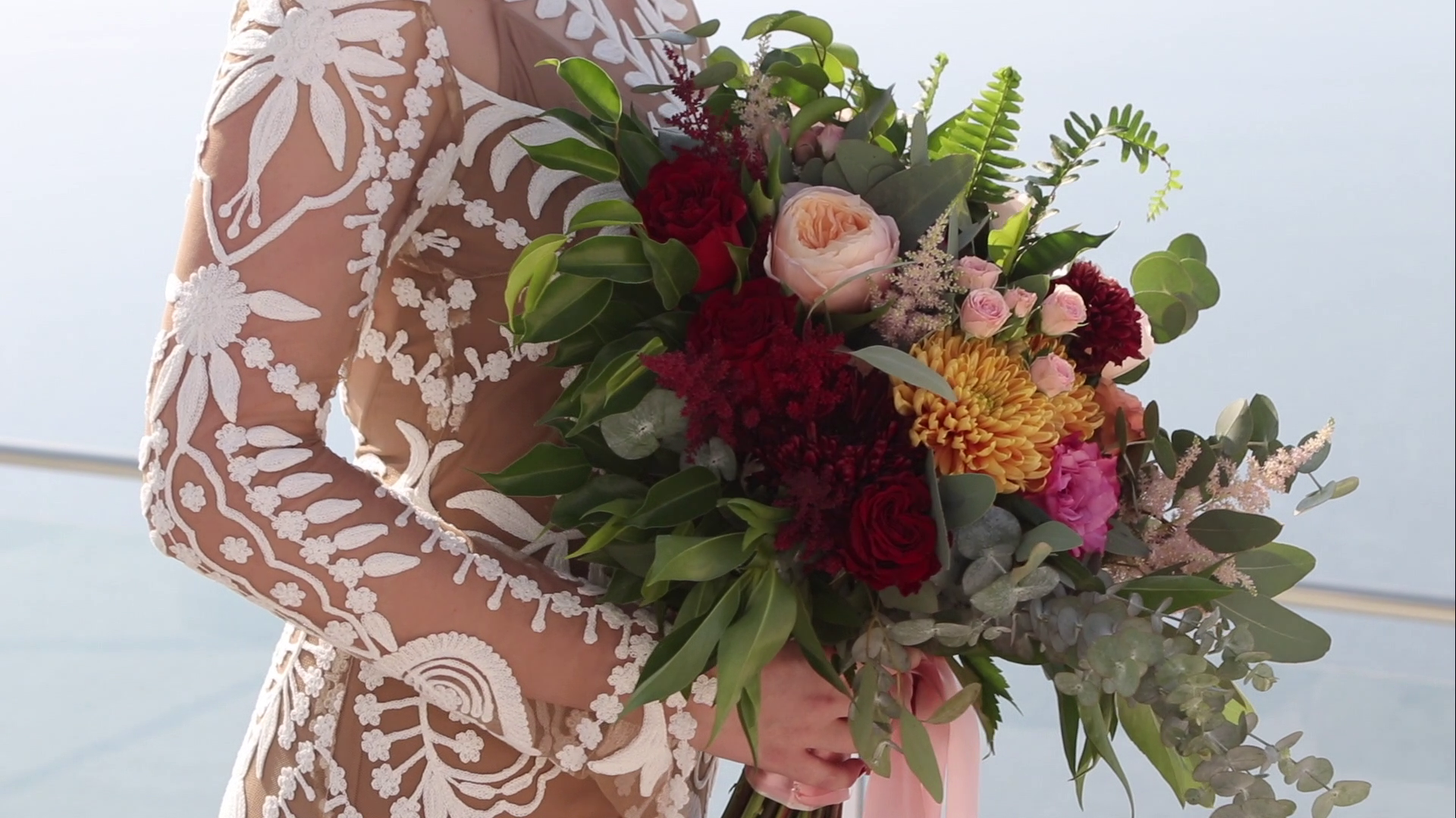 Santorini Wedding Flowers