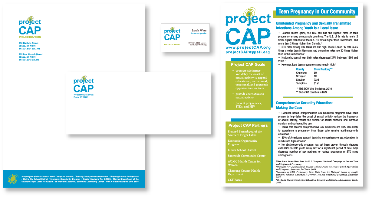projectCAP Branding, Stationery, and Overview