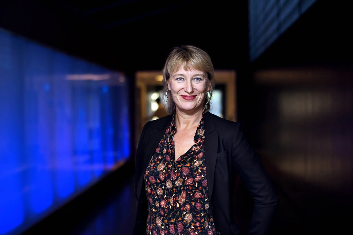 Pressbild på Petra Frank för Göteborgs Universitets räkning.