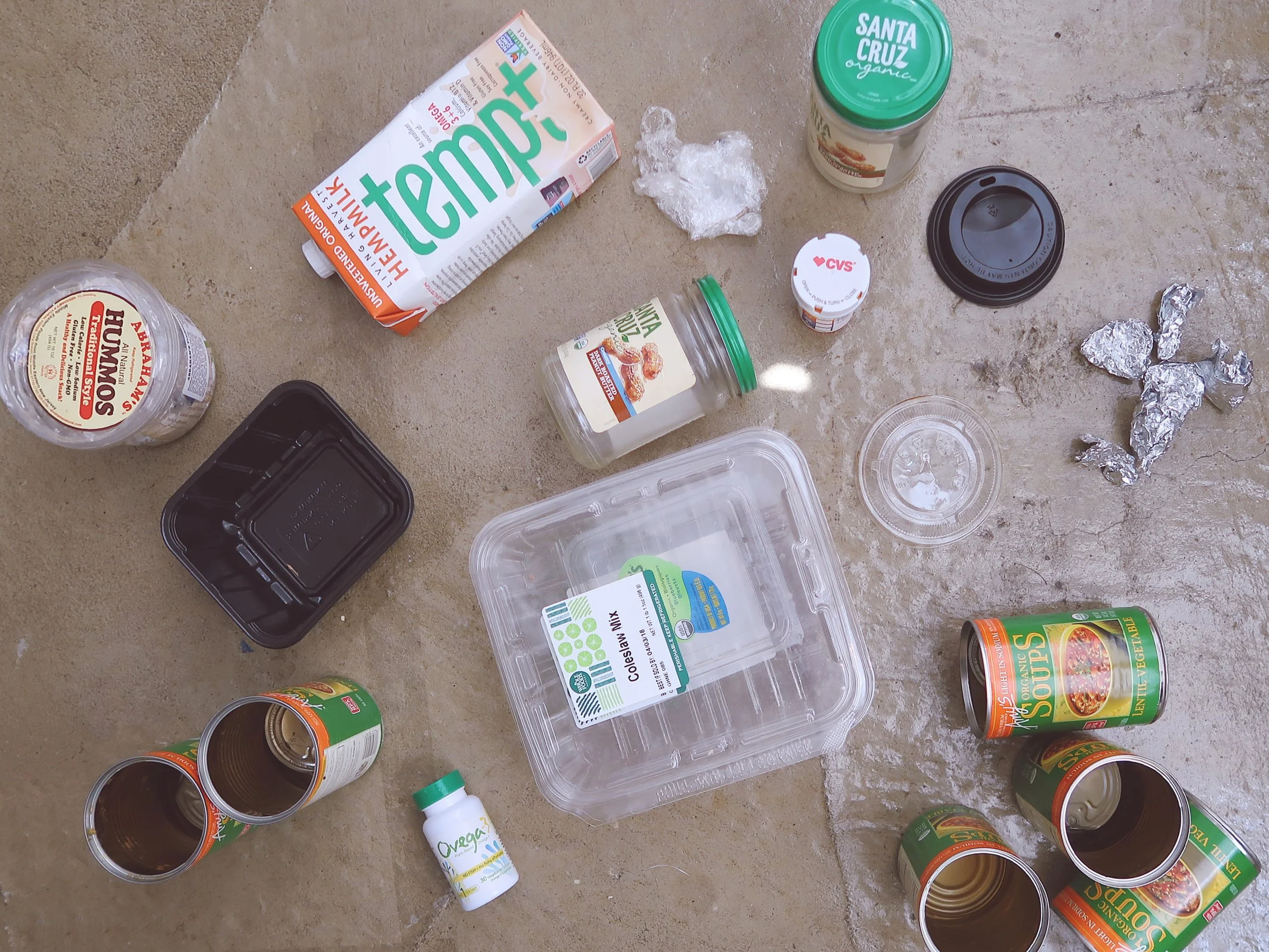 Plastic, glass, and aluminum Recycling