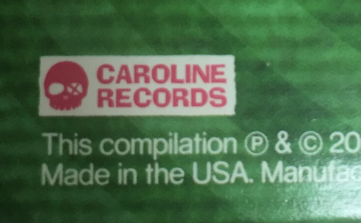 It took ages to get the redesigned Caroline logo done. We had a version of the skull with pigtails, too, because I seemed to release a lot of records by female artists and I wanted to build that identity.