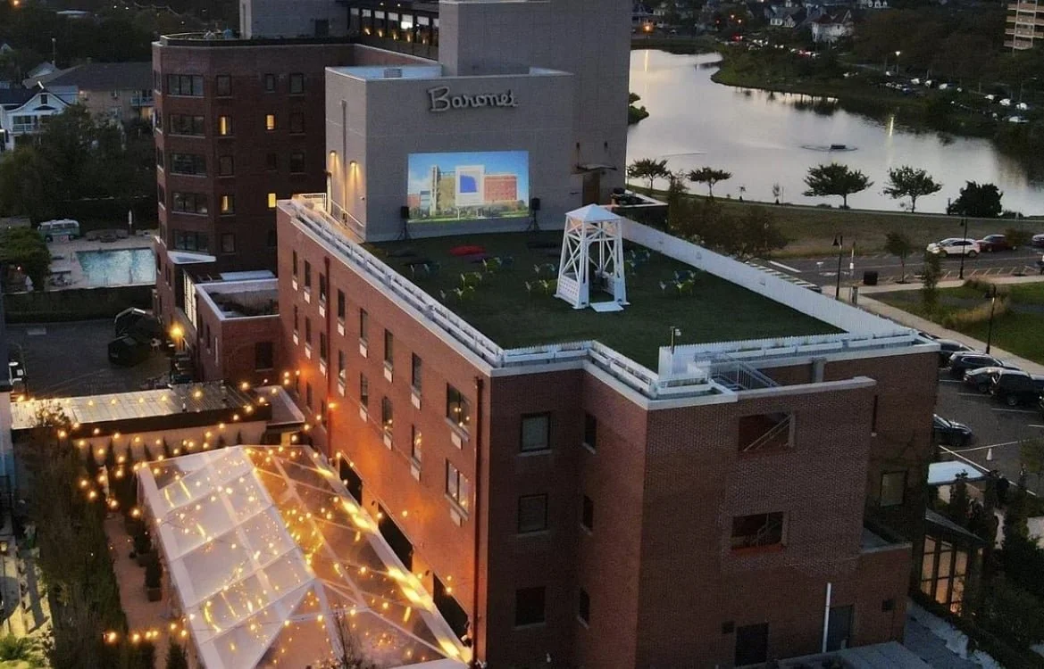 Roof top at the Baronet!