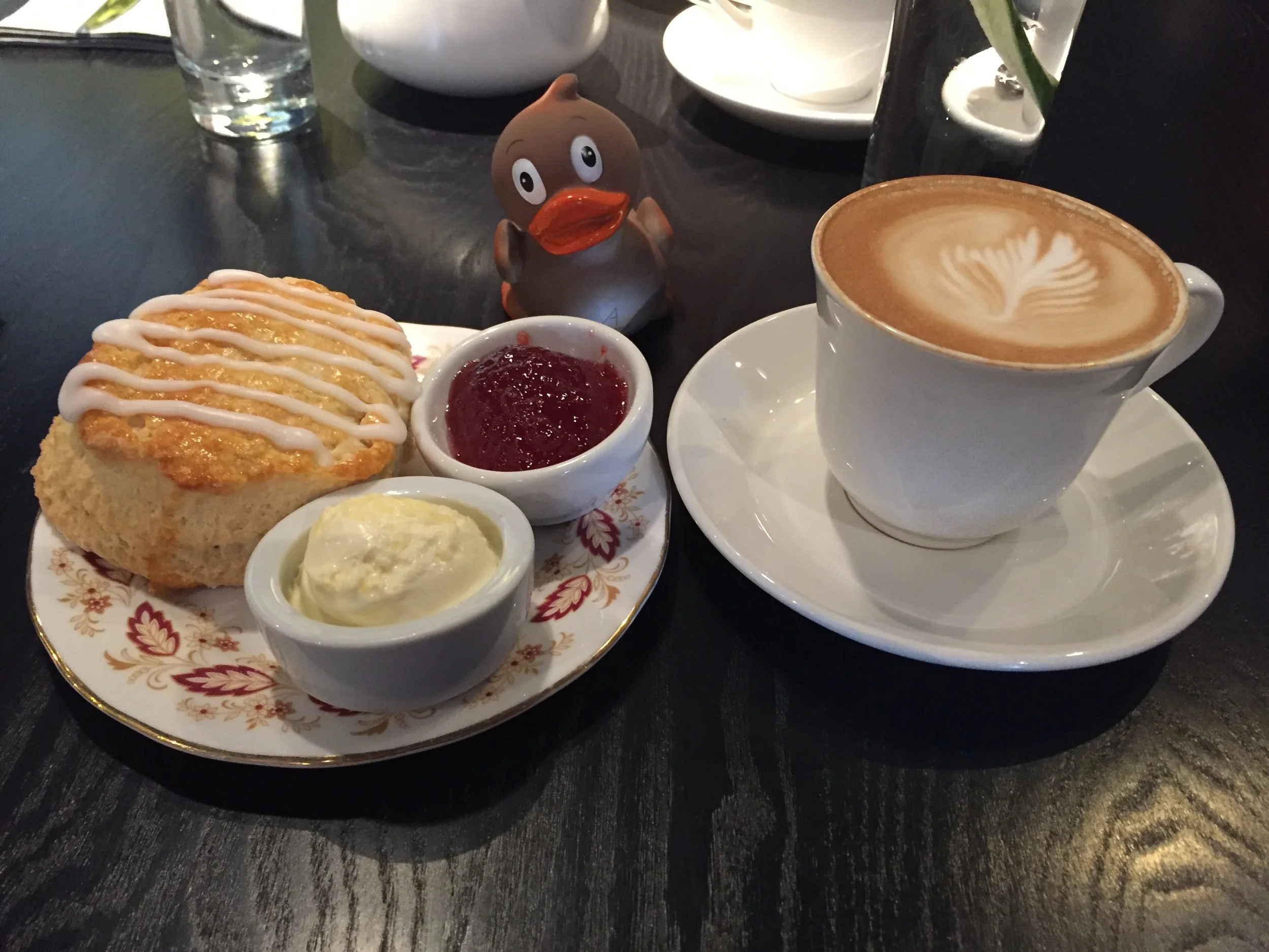  Meet Mac, the ducky who was our companion while we were in Edinburgh. Our hotel claimed to be running a contest. If you submitted the best photo of the duck out and about in Edinburgh, you won a free night at the hotel. We were probably the only one