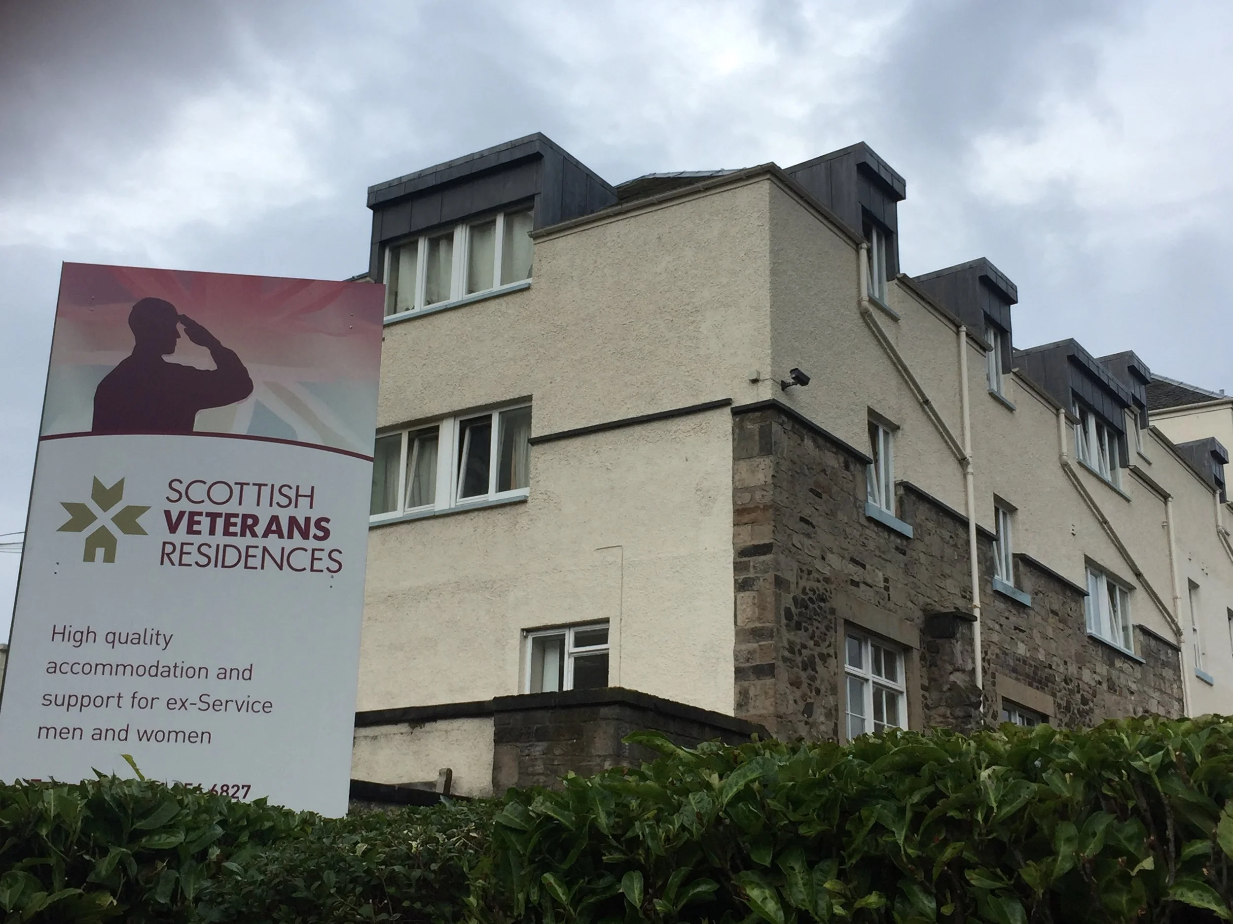  On a serious note, there seems to be quite a different attitude in Edinburgh towards taking care of veterans. That's a lesson the U.S. could learn. 