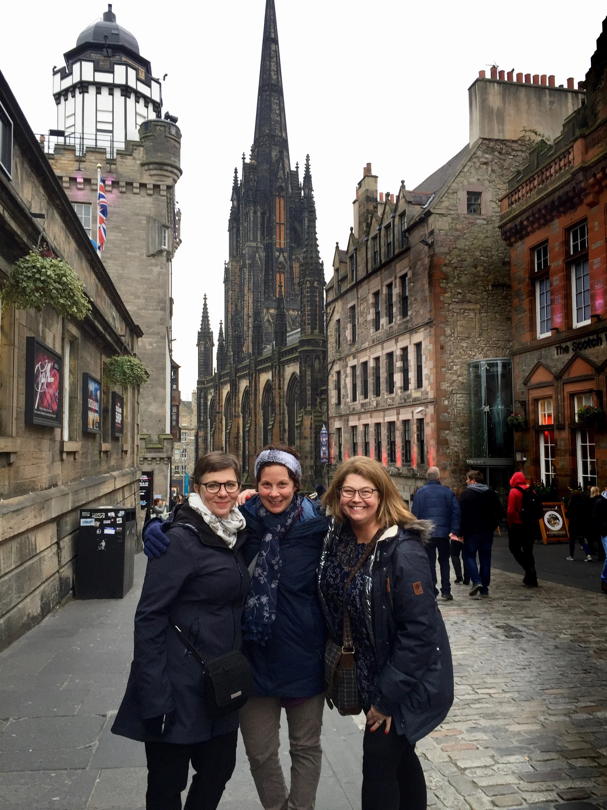 Thanks, gals, for the wee trip.