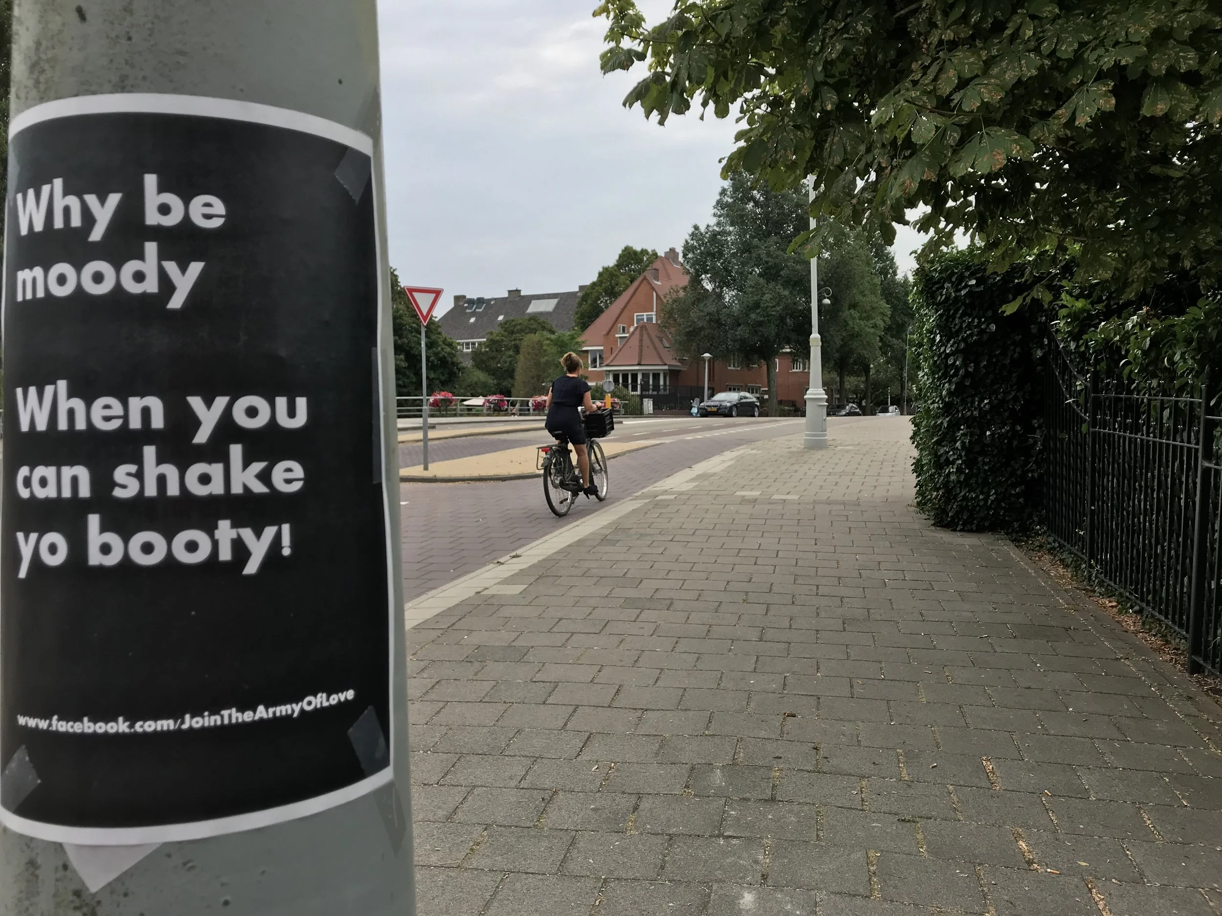 Spotted on my regular dog-walking route. Couldn't have said it better myself.