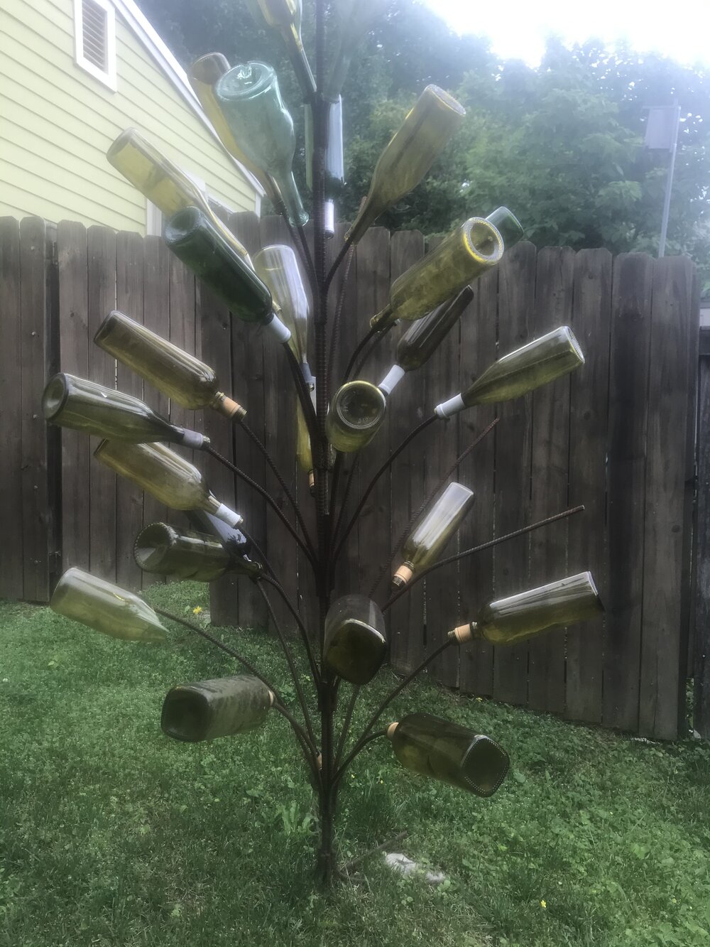 He also told me this bottle tree - made by his father, a welder - was used in “parts of Africa” to ward off evil spirits. Not that I didn’t believe him, but I did Google it as soon as I got home. The idea is thought to have originated in the Congo.&