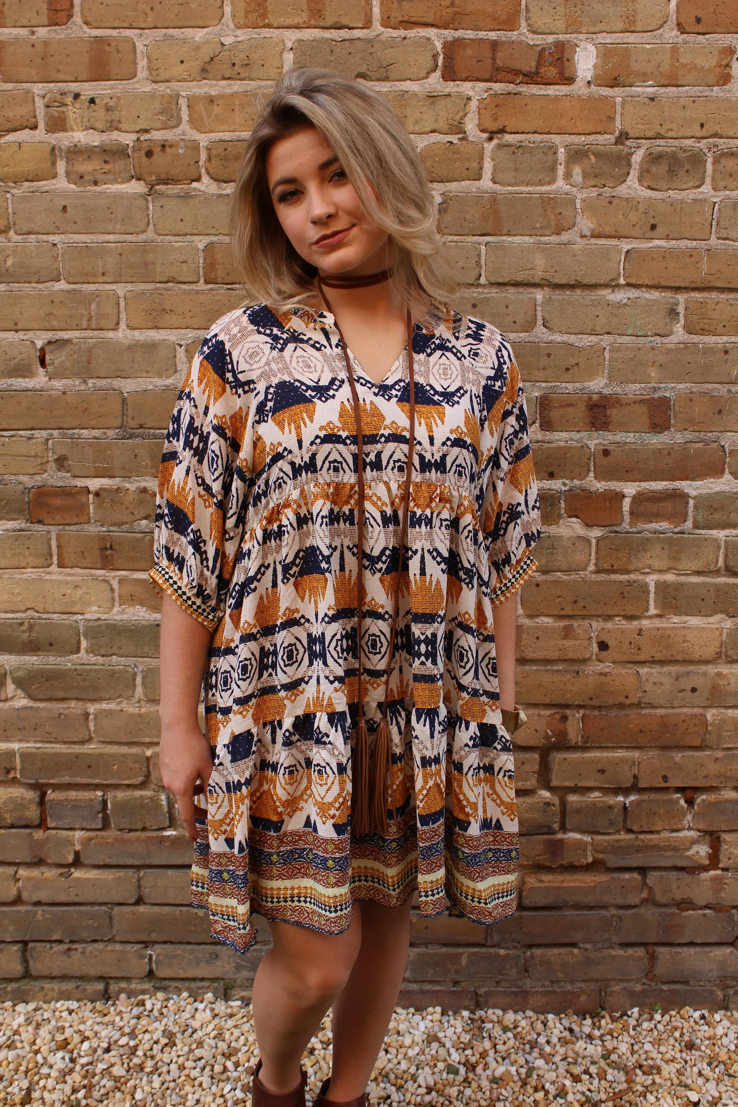 boho peasant dress